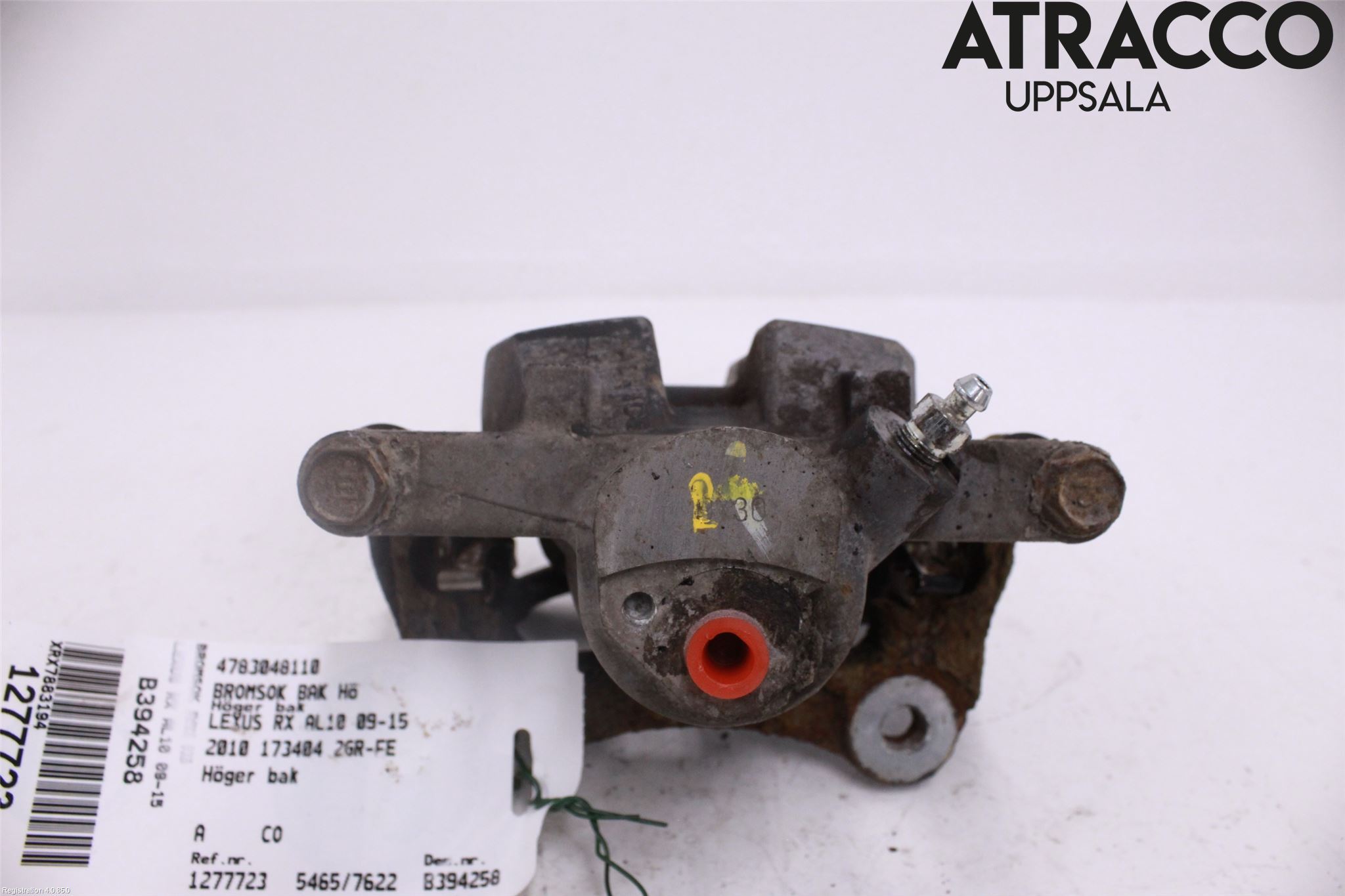 Lexus RX AL10 09-15 Bremsecaliper Bak Høyre