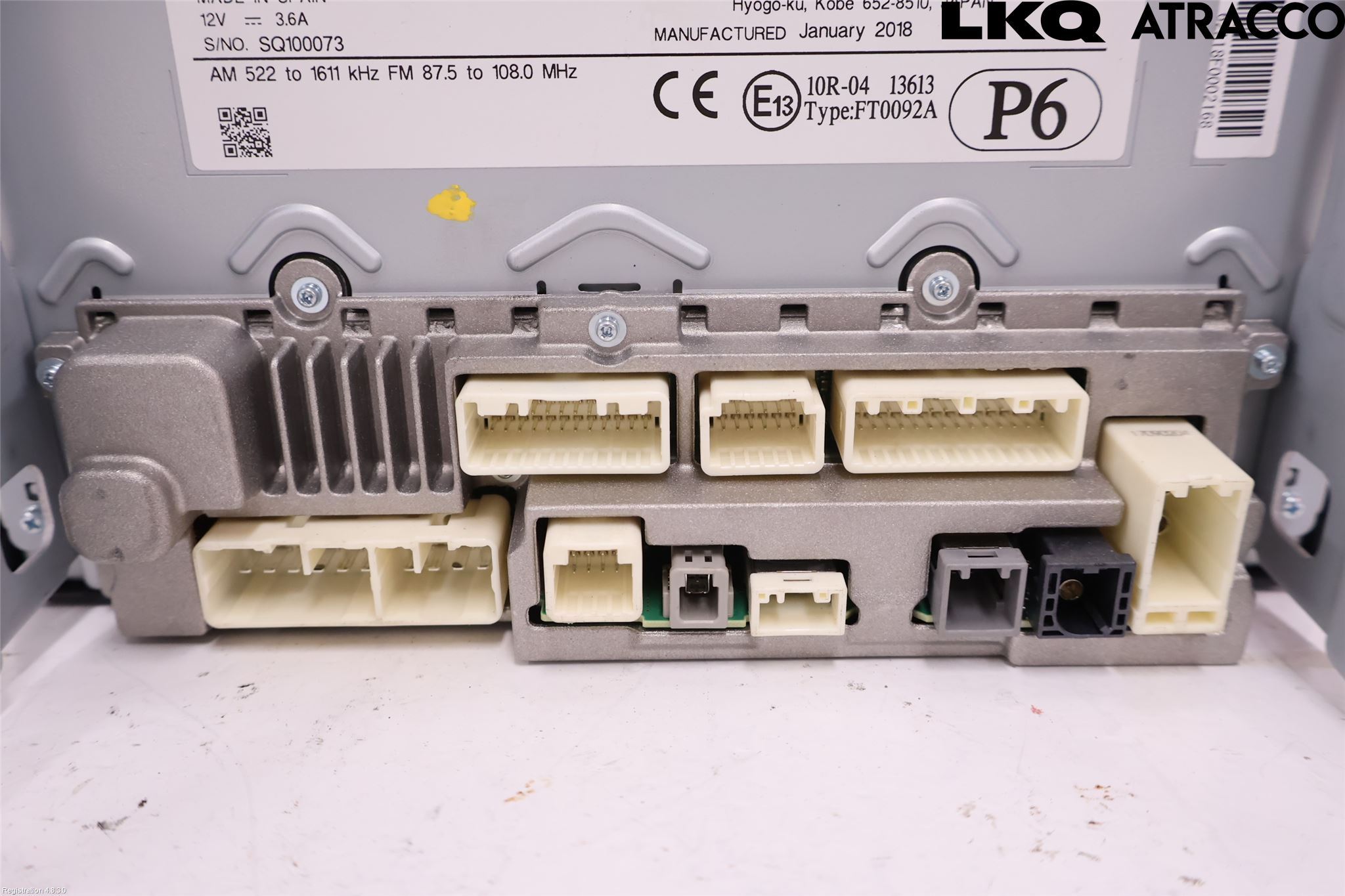 Toyota PRIUS (ZVW50) 16-21 Stereo Radio Med Cd