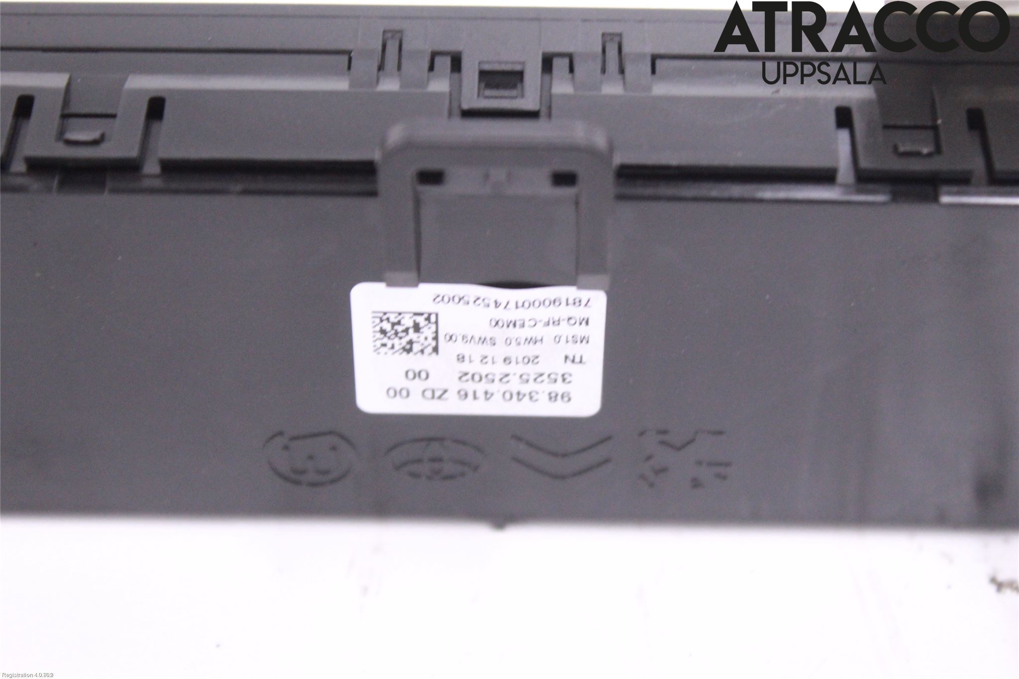 Opel COMBO E 19- Varme Ac Betjening-Display