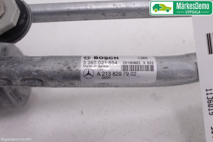 Mercedes-Benz MB E-KLASS (W213) 16-23 Viskeroverføring Frontrute