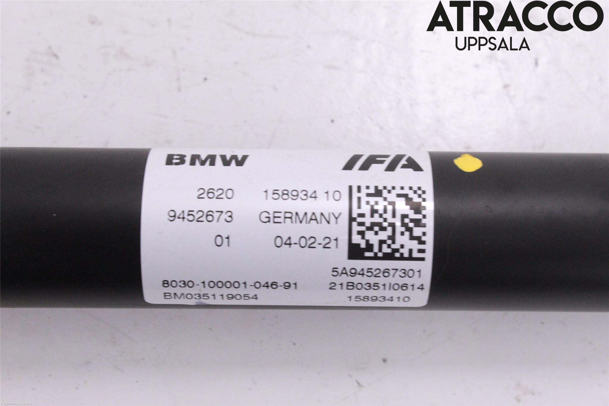 BMW 5 G30/G31/F90 17-23 Mellomaksel Fremre
