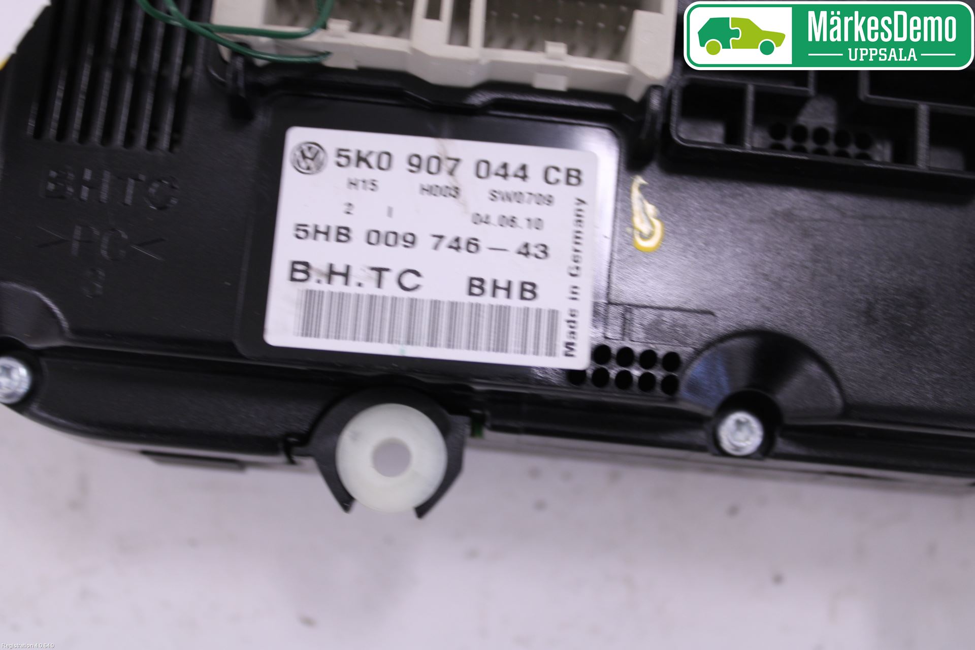 Volkswagen VW GOLF VI 09-13 Varme Ac Betjening-Display