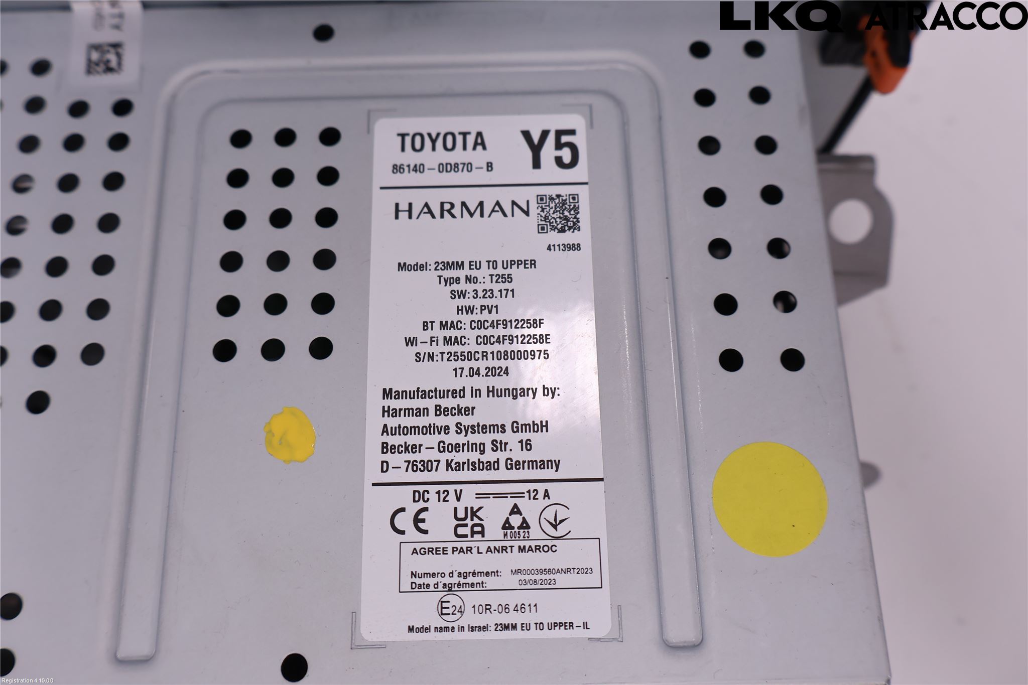 Toyota YARIS CROSS XP21 21- Stereo Radio Med Cd
