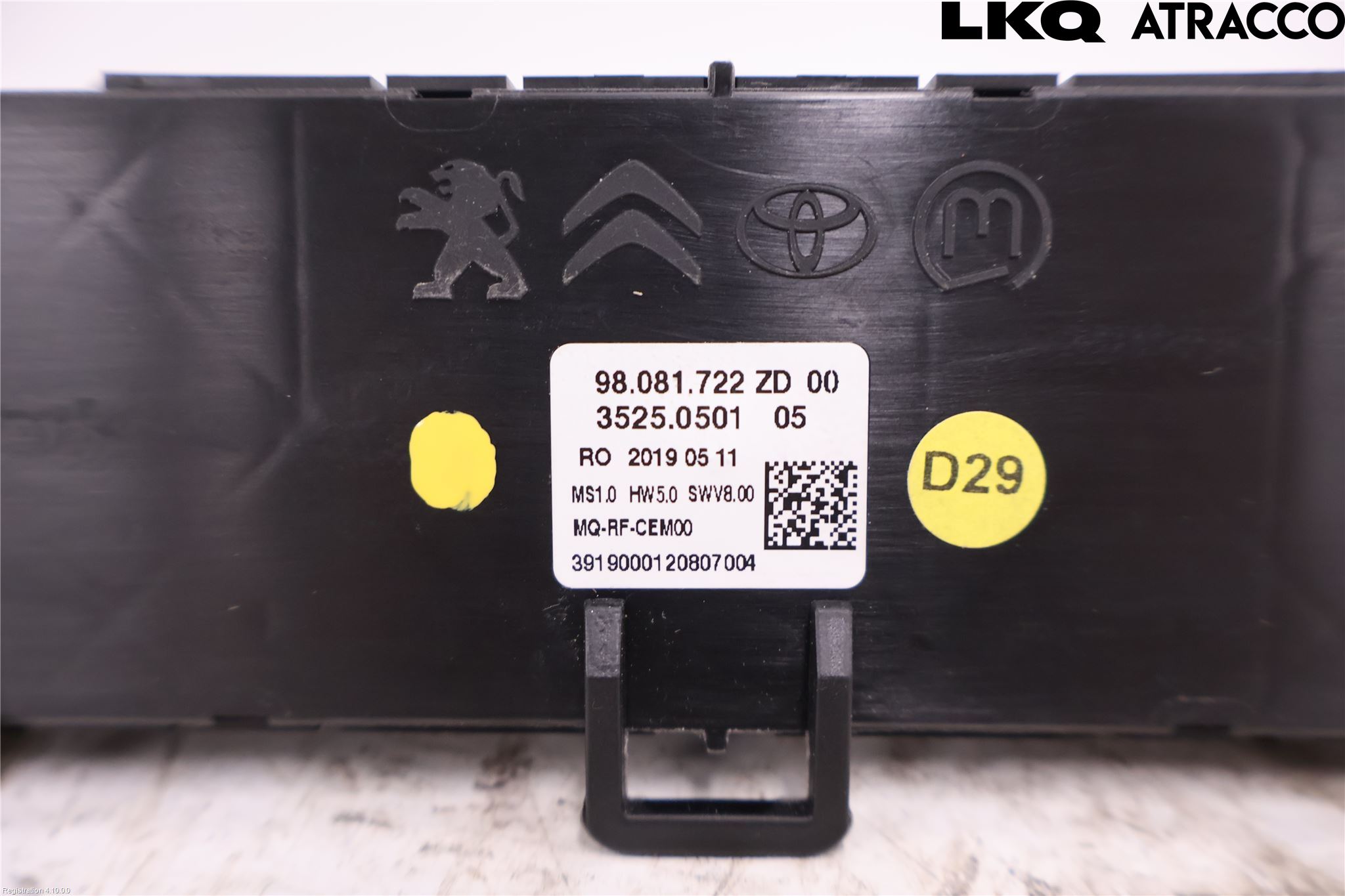 Toyota PROACE II 16- Varme Ac Betjening-Display