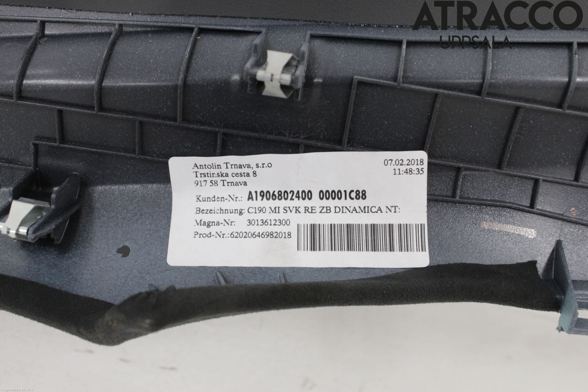 Mercedes-Benz MB AMG GT (C190/R190) 14-22 Instrumentkonsoll Midt