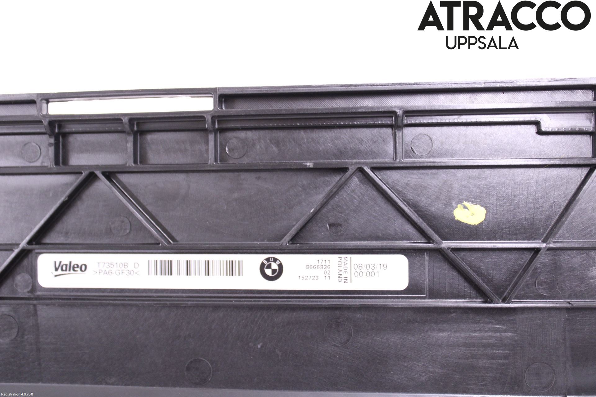 BMW 3 G20/G21/G80/G81 19- Radiator Feste - Ramme - Bjelk