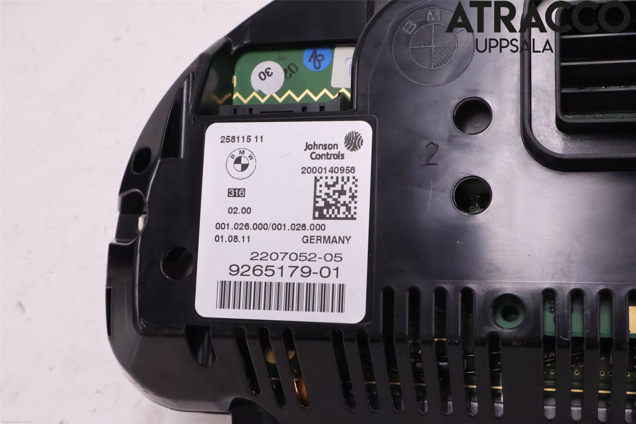 BMW 5 F10/F11/F18 09-17 Instr Kombinert