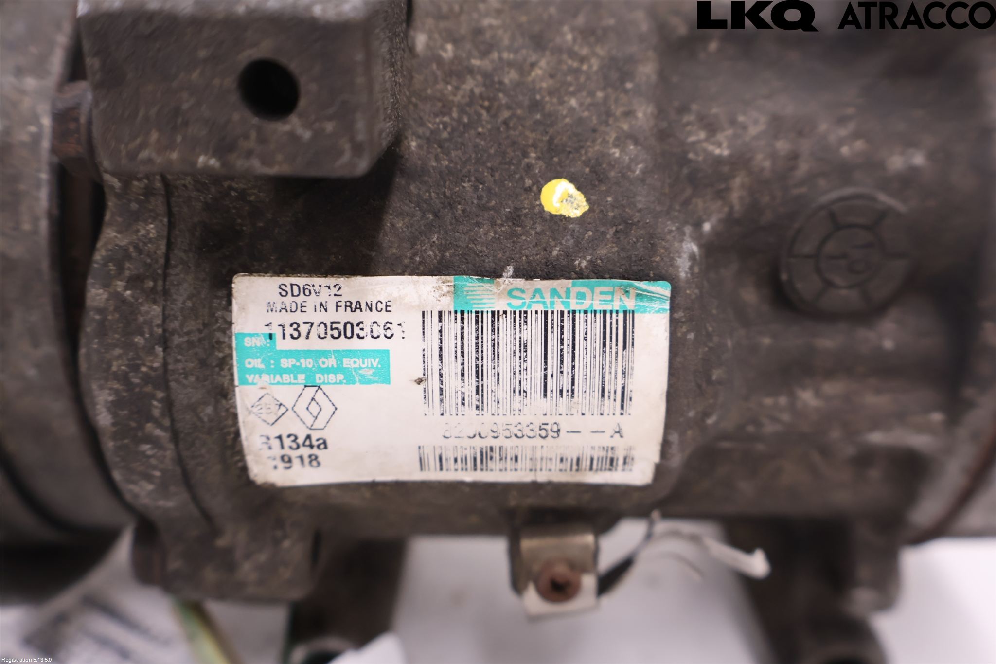 Renault KANGOO II 08-14 Varme Ac Kompressor