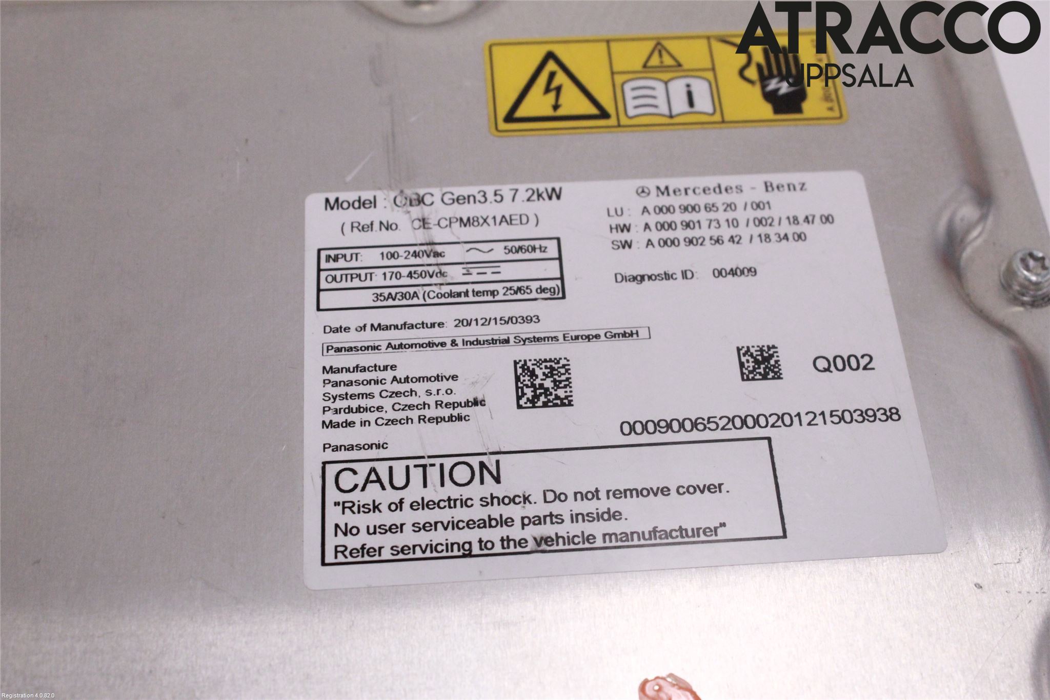 Mercedes-Benz MB EQC (N293) 20- Batterilader Hybrid