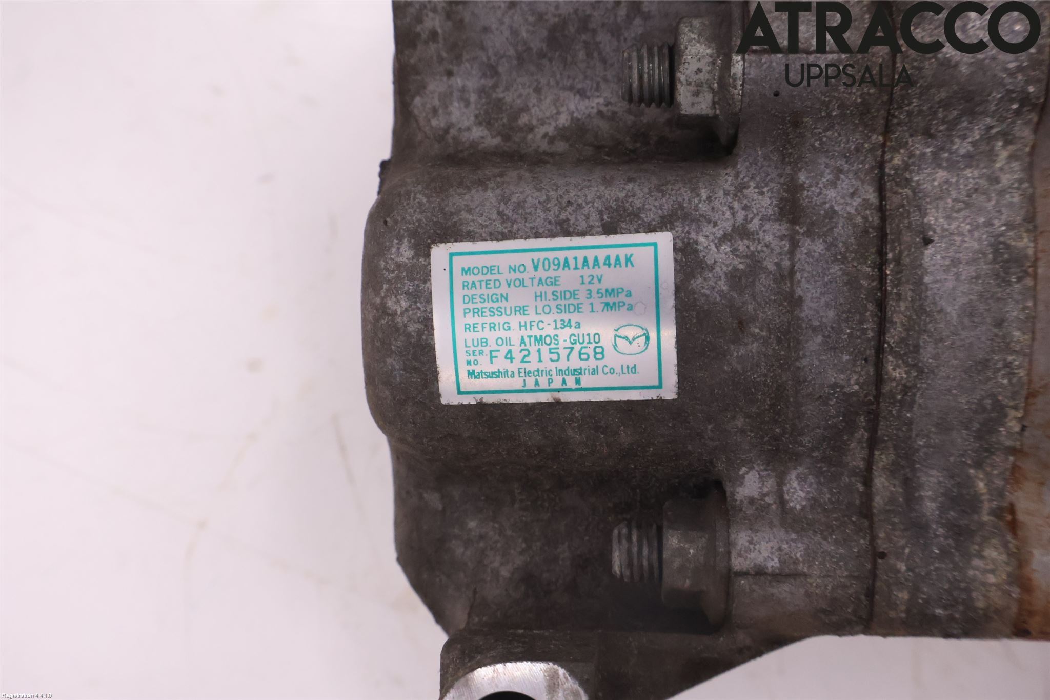 Mazda 2 (DE) 08-15 Varme Ac Kompressor