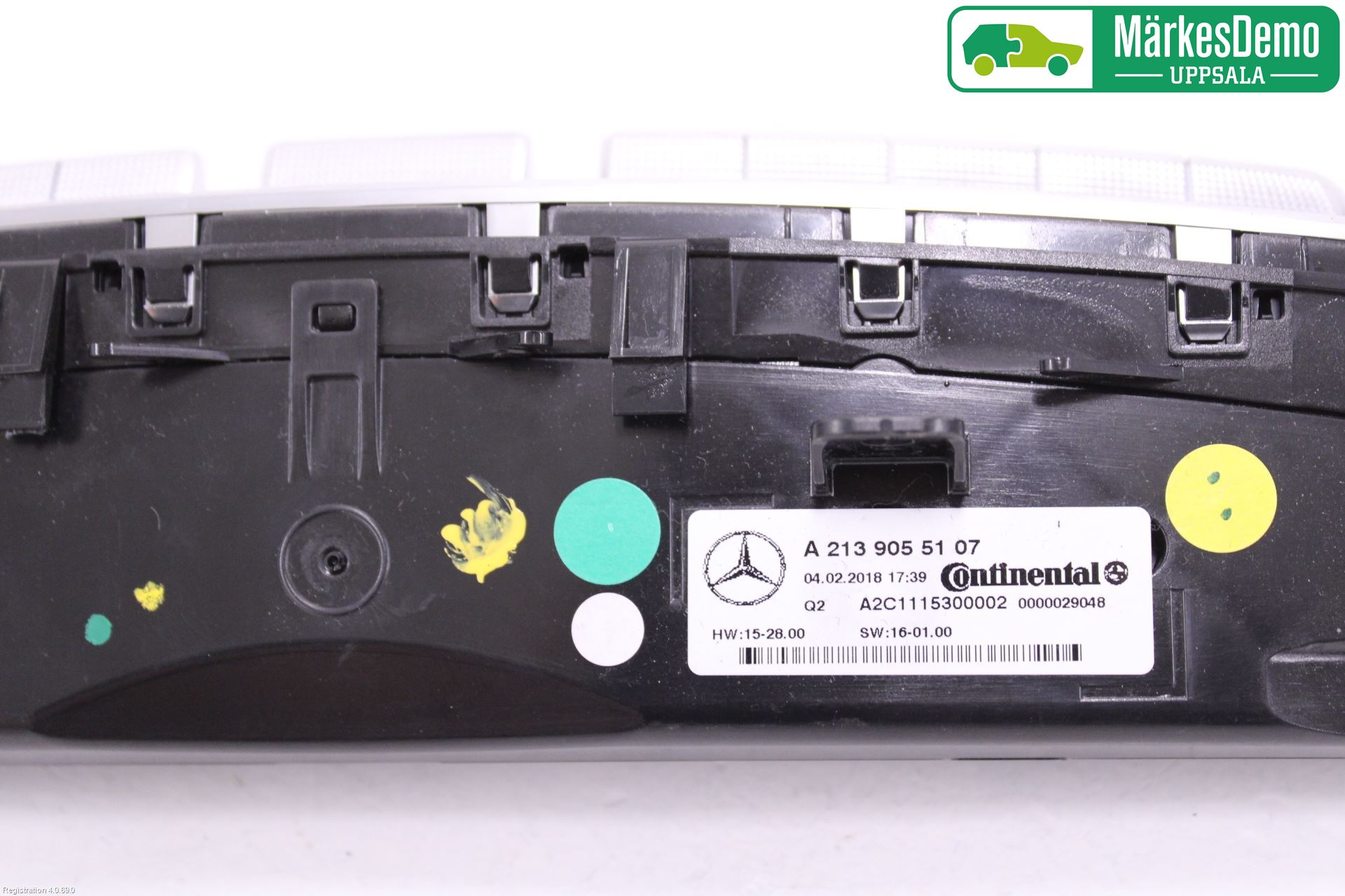 Mercedes-Benz MB E-KLASS (W213) 16-23 Varme Ac Betjening-Display