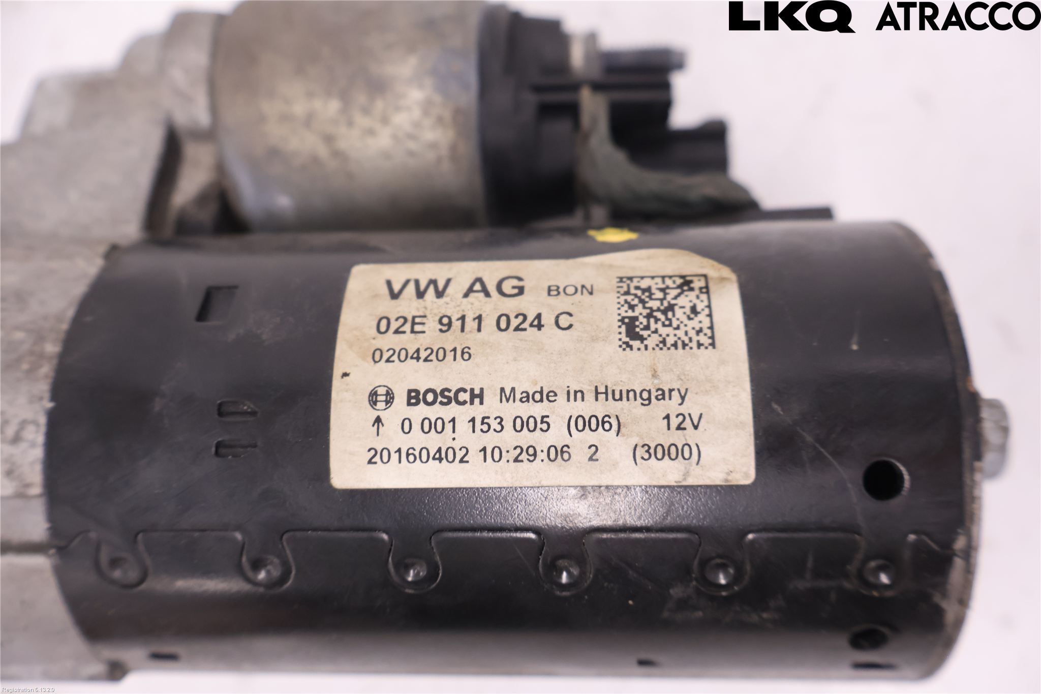 Volkswagen VW CADDY 16-20 Startmotor Diesel