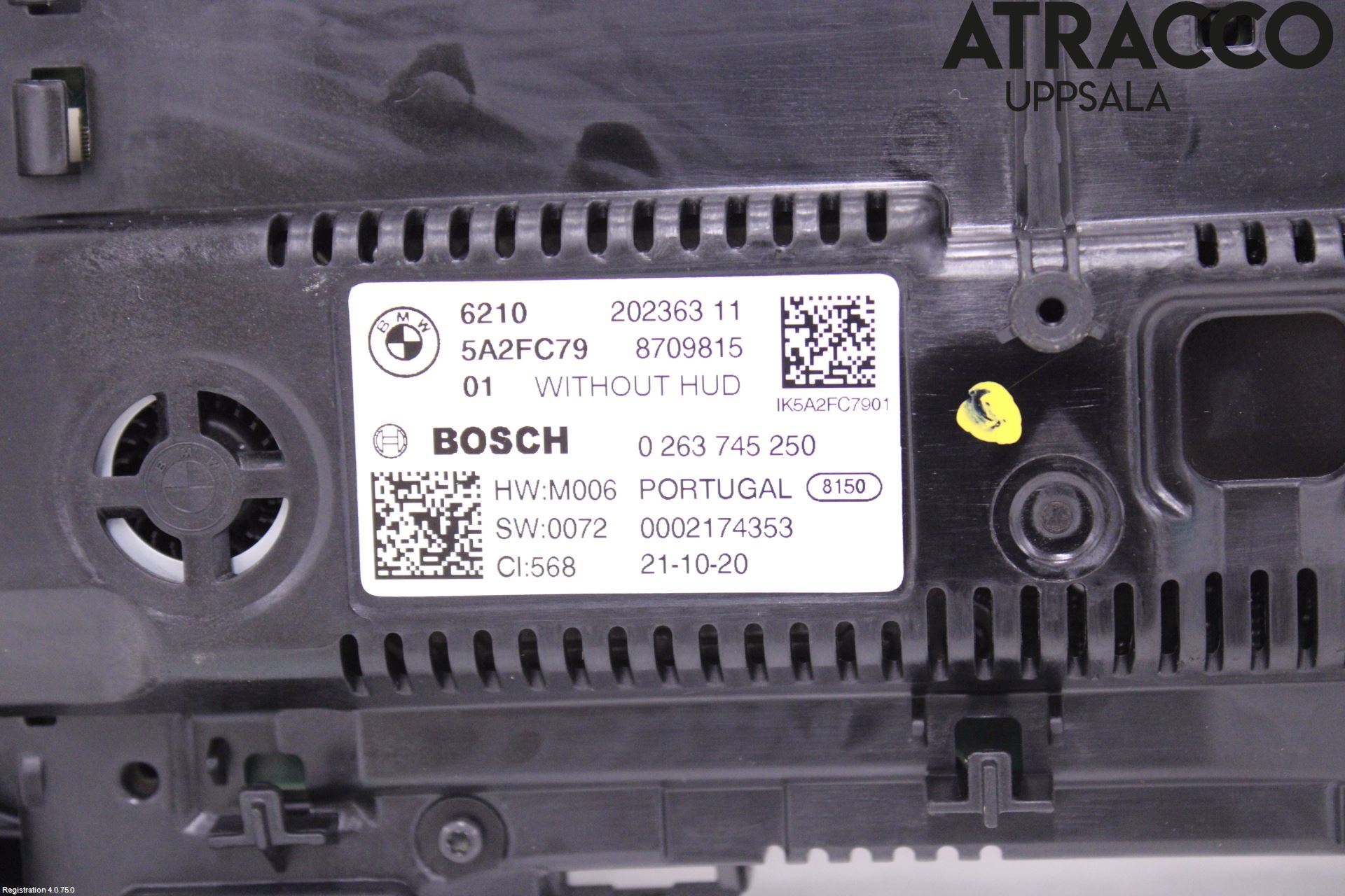 BMW 3 G20/G21/G80/G81 19- Instr Speedometer