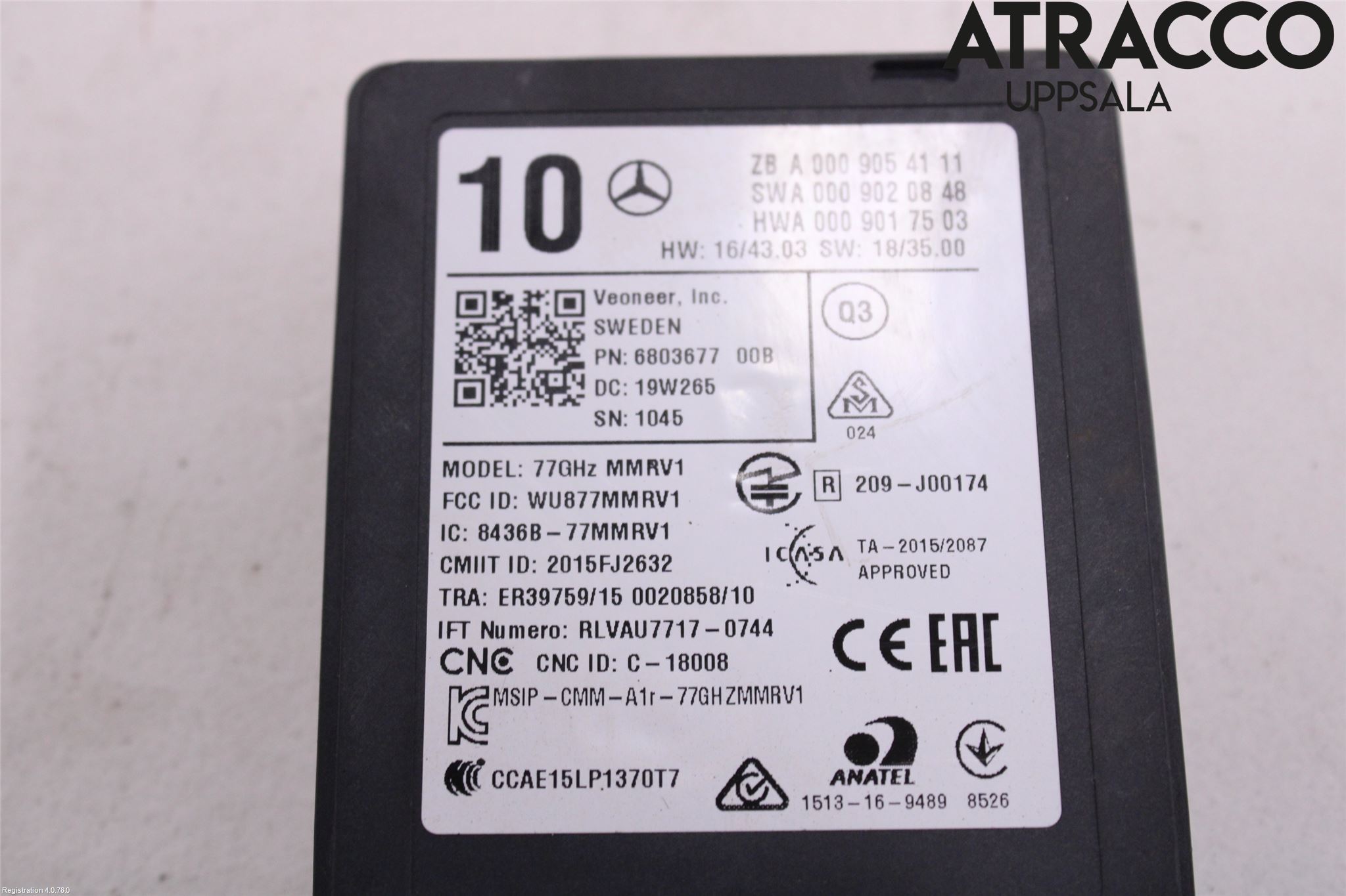 Mercedes-Benz MB GLS-KLASS (X167) 20- Sensor Kollisjonsbeskyttelse