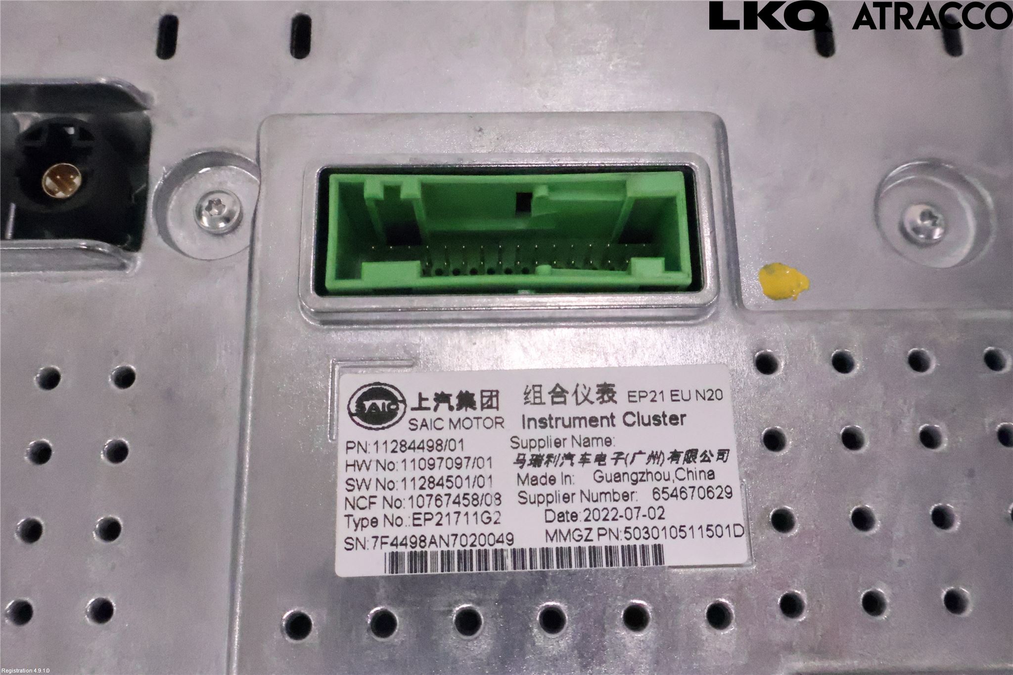 MG MARVEL R 22- Instr Speedometer