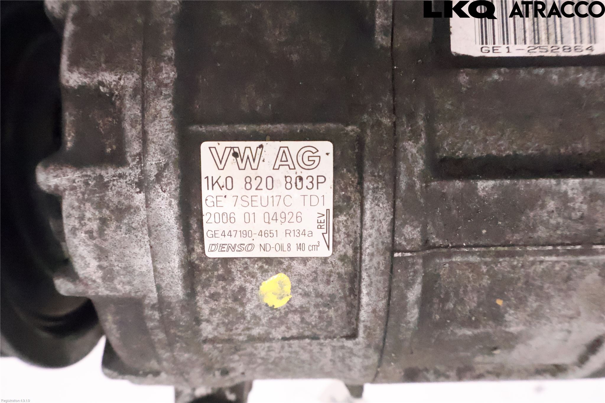 Volkswagen VW TOURAN 03-10 Varme Ac Kompressor