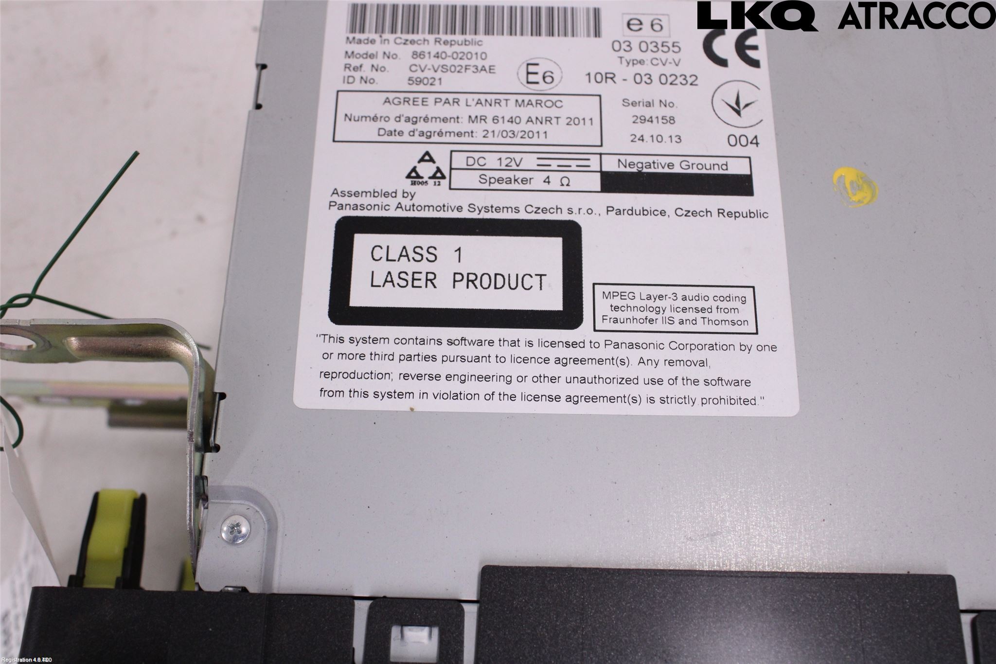 Toyota AURIS 13-19 Stereo Radio Med Cd