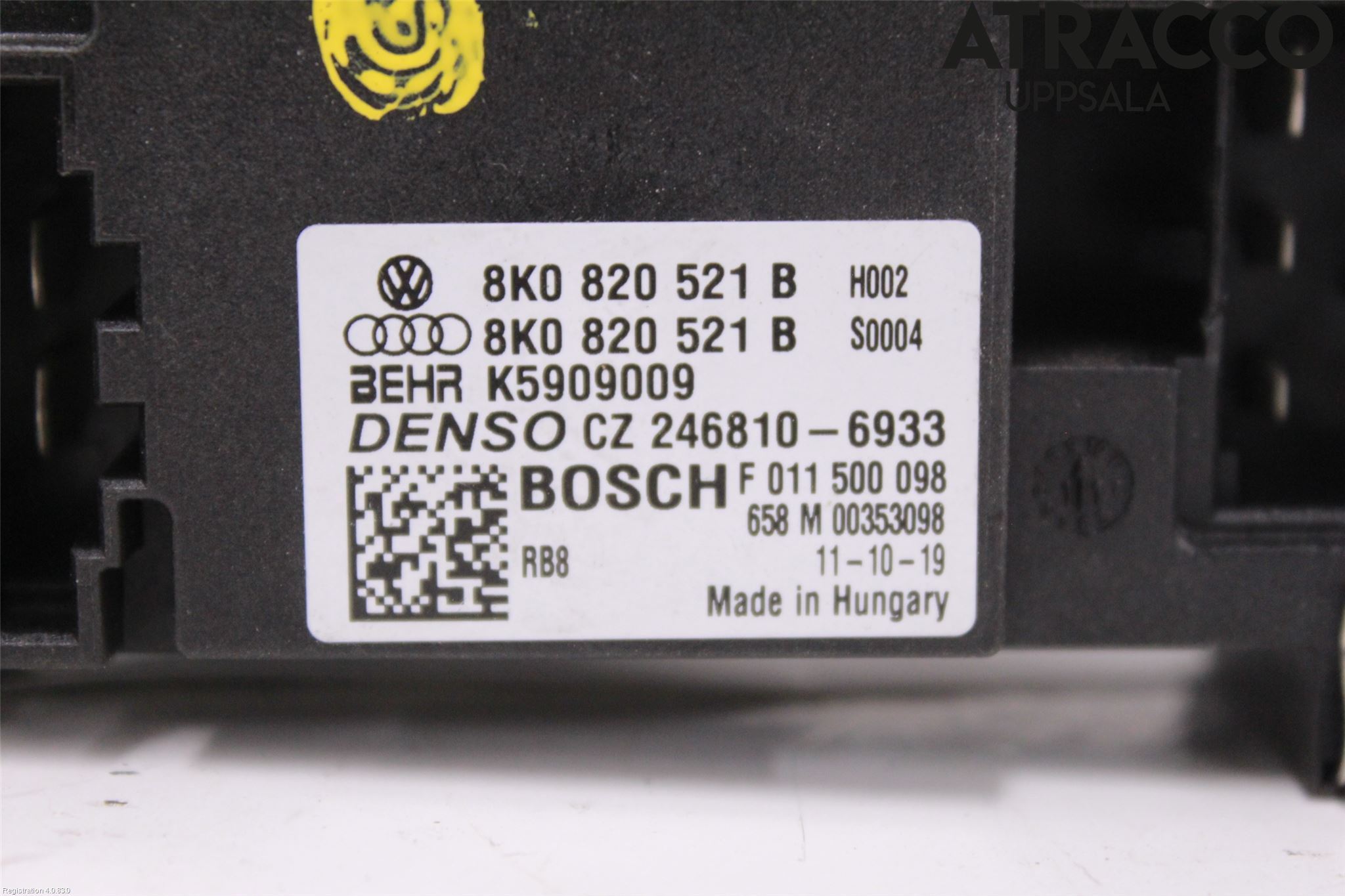 Audi A4/S4 08-11 Varmeapparat Viftemotstand