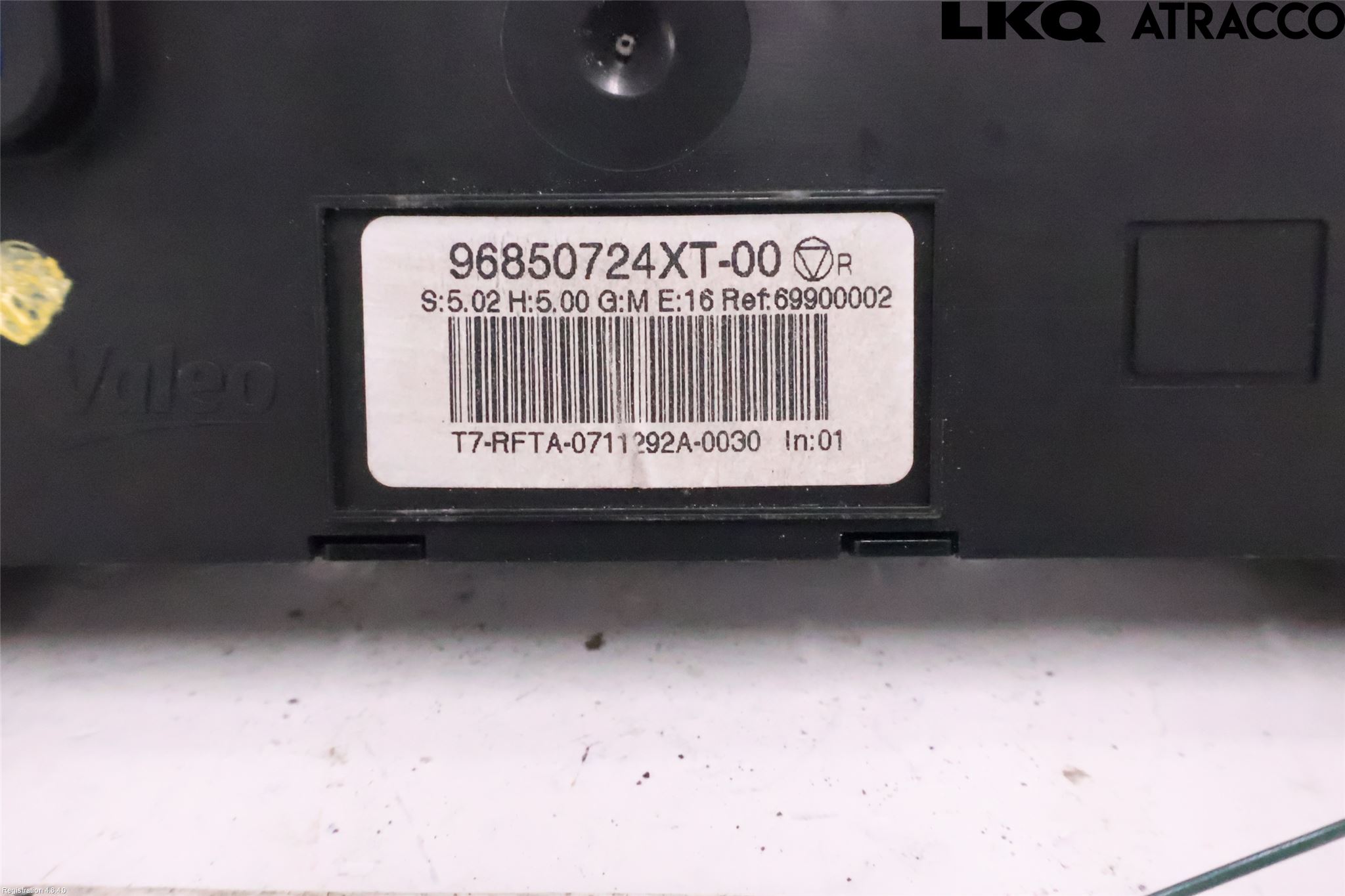 Peugeot 308 08-13 Varme Ac Betjening-Display