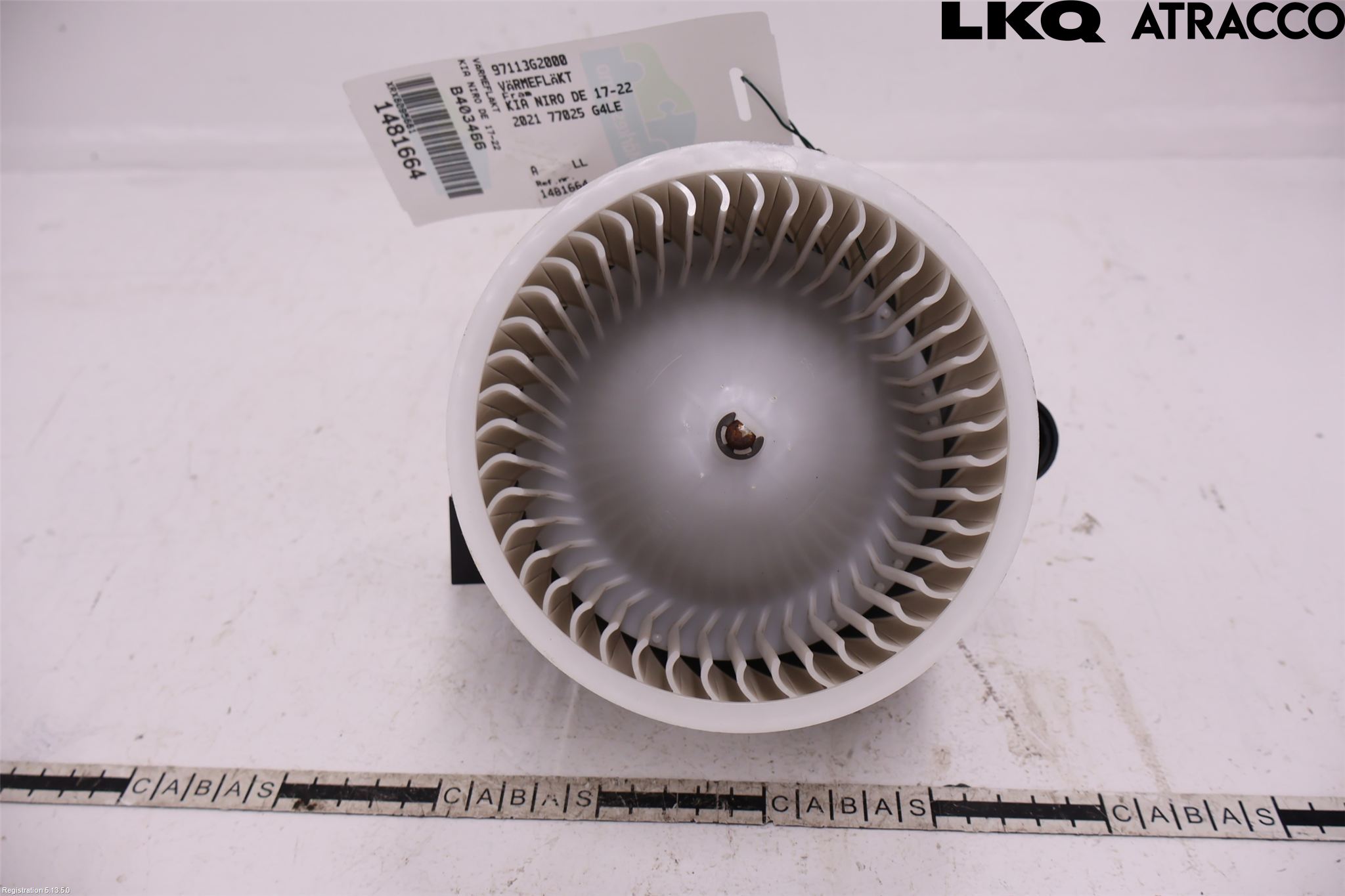 Kia NIRO (DE) 17-22 Varmeapparat Viftemotor