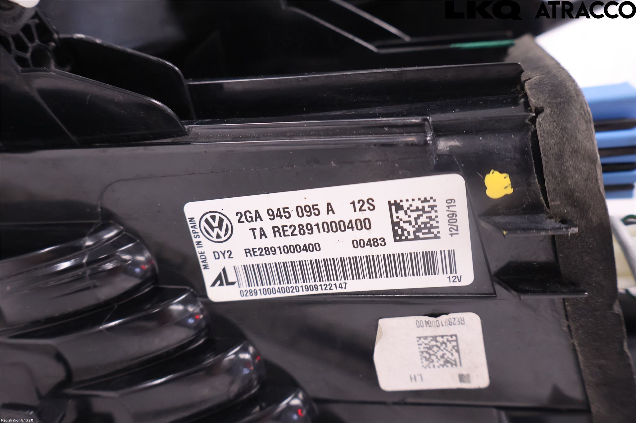 Volkswagen VW T-ROC 18- Baklykt Venstre
