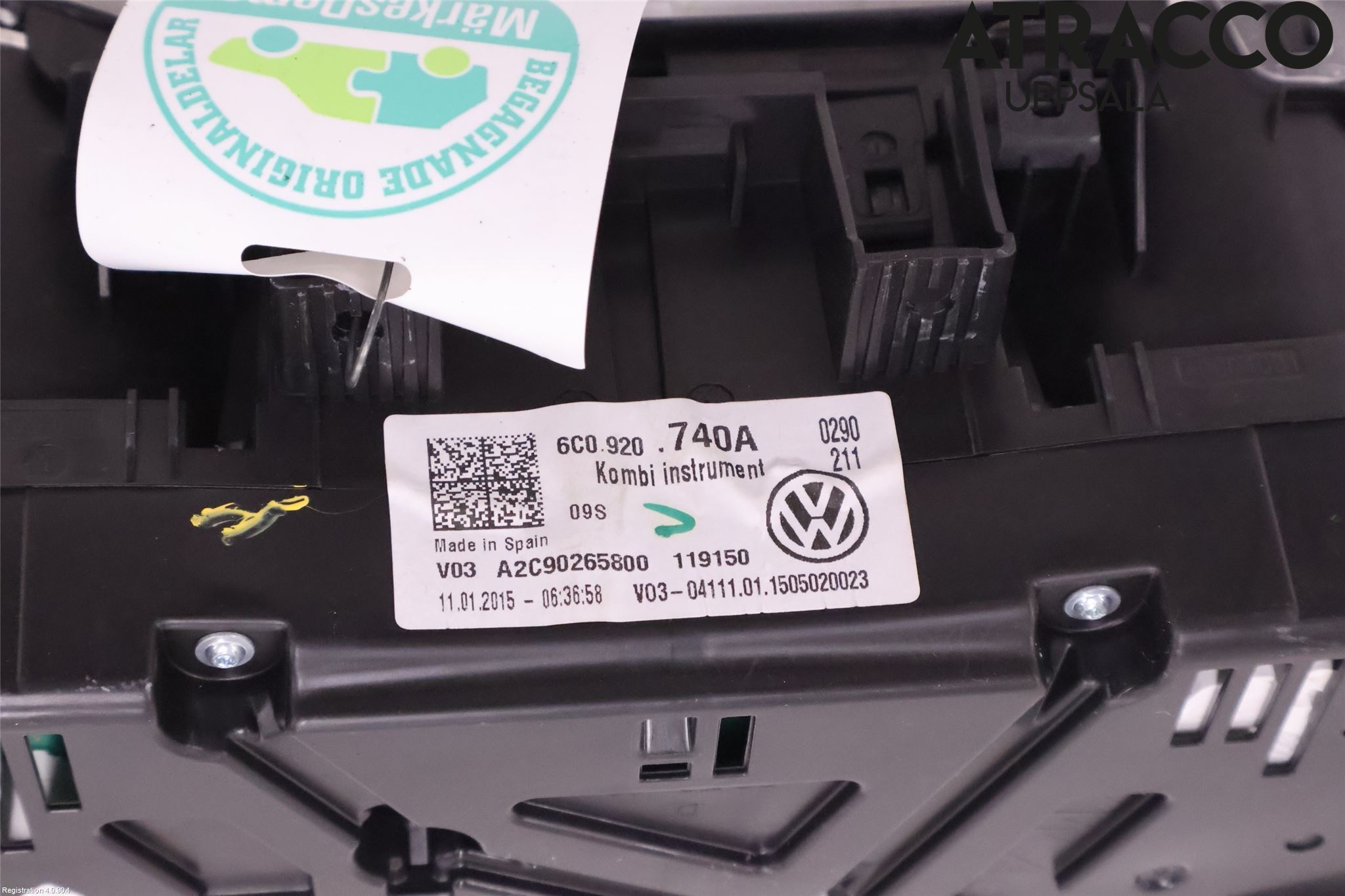 Volkswagen VW POLO 10-17 Instr Kombinert