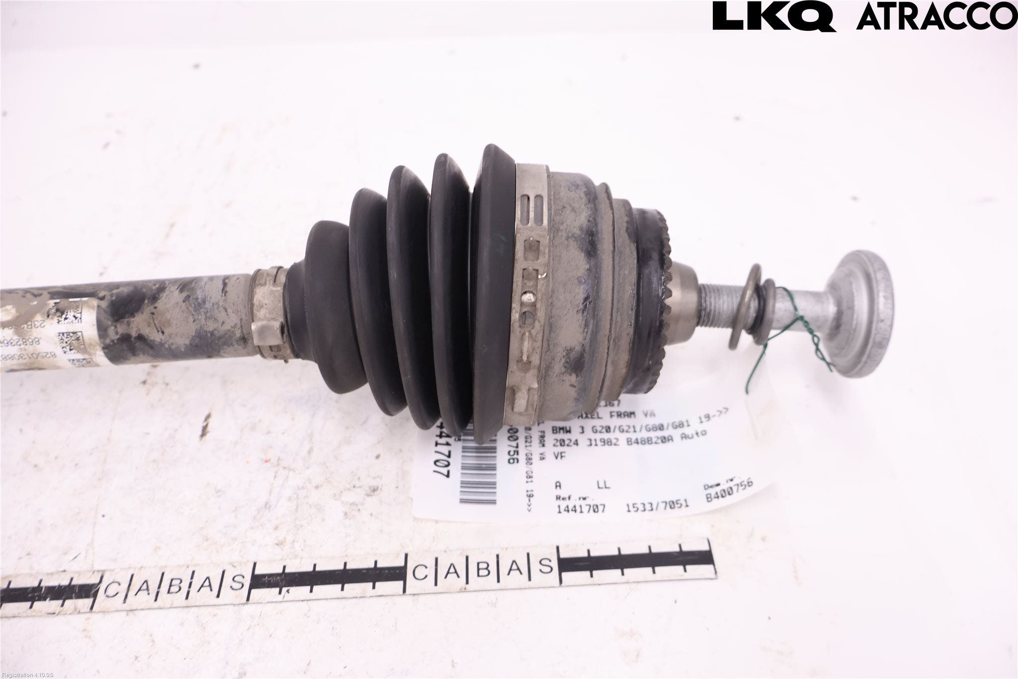 BMW 3 G20/G21/G80/G81 19- Drivaksel Foran Kompl Venstre
