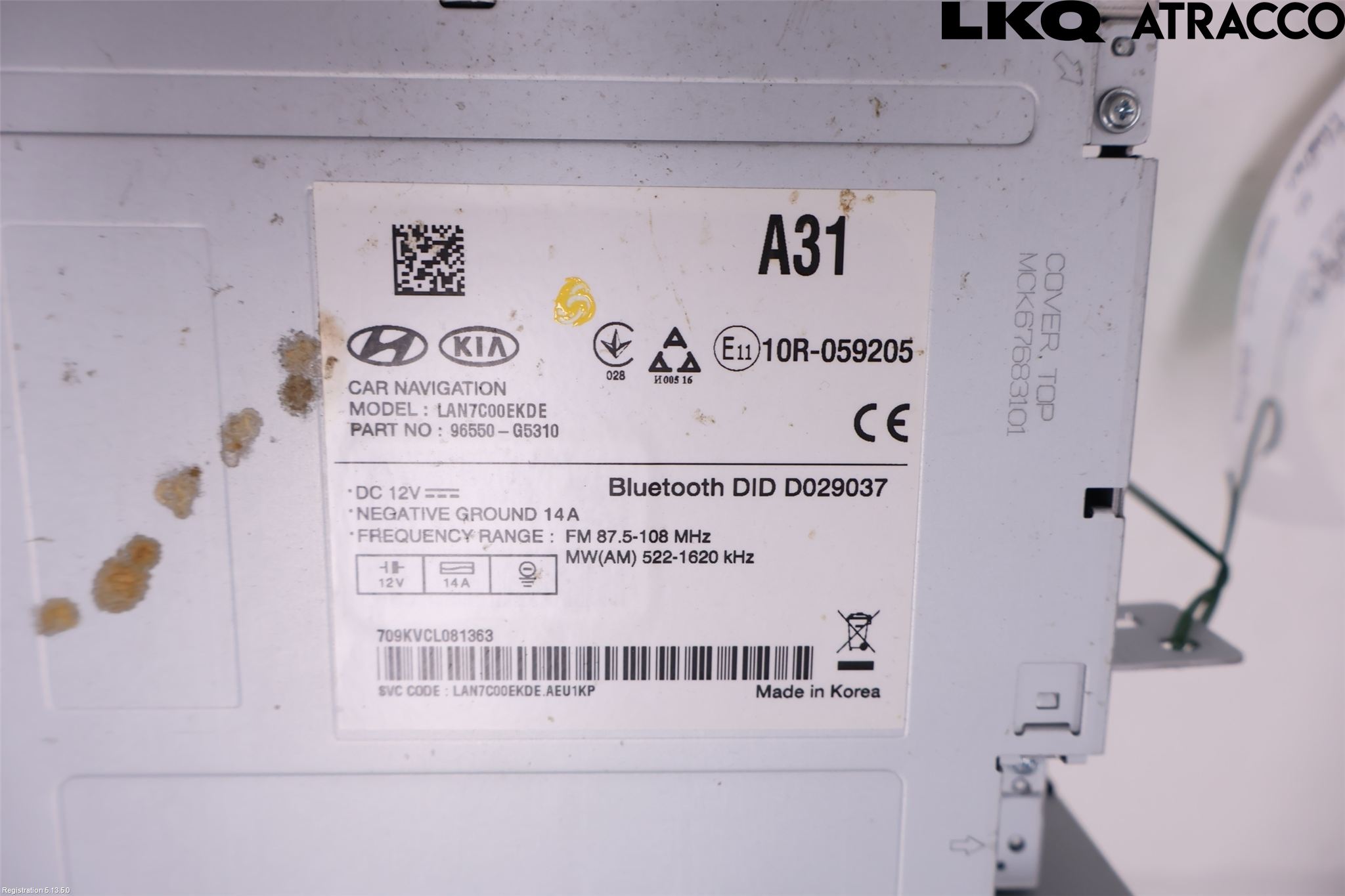 Kia NIRO (DE) 17-22 Gps Navigator