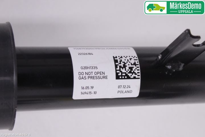 BMW 3 G20/G21/G80/G81 19- Støtdemper Bak
