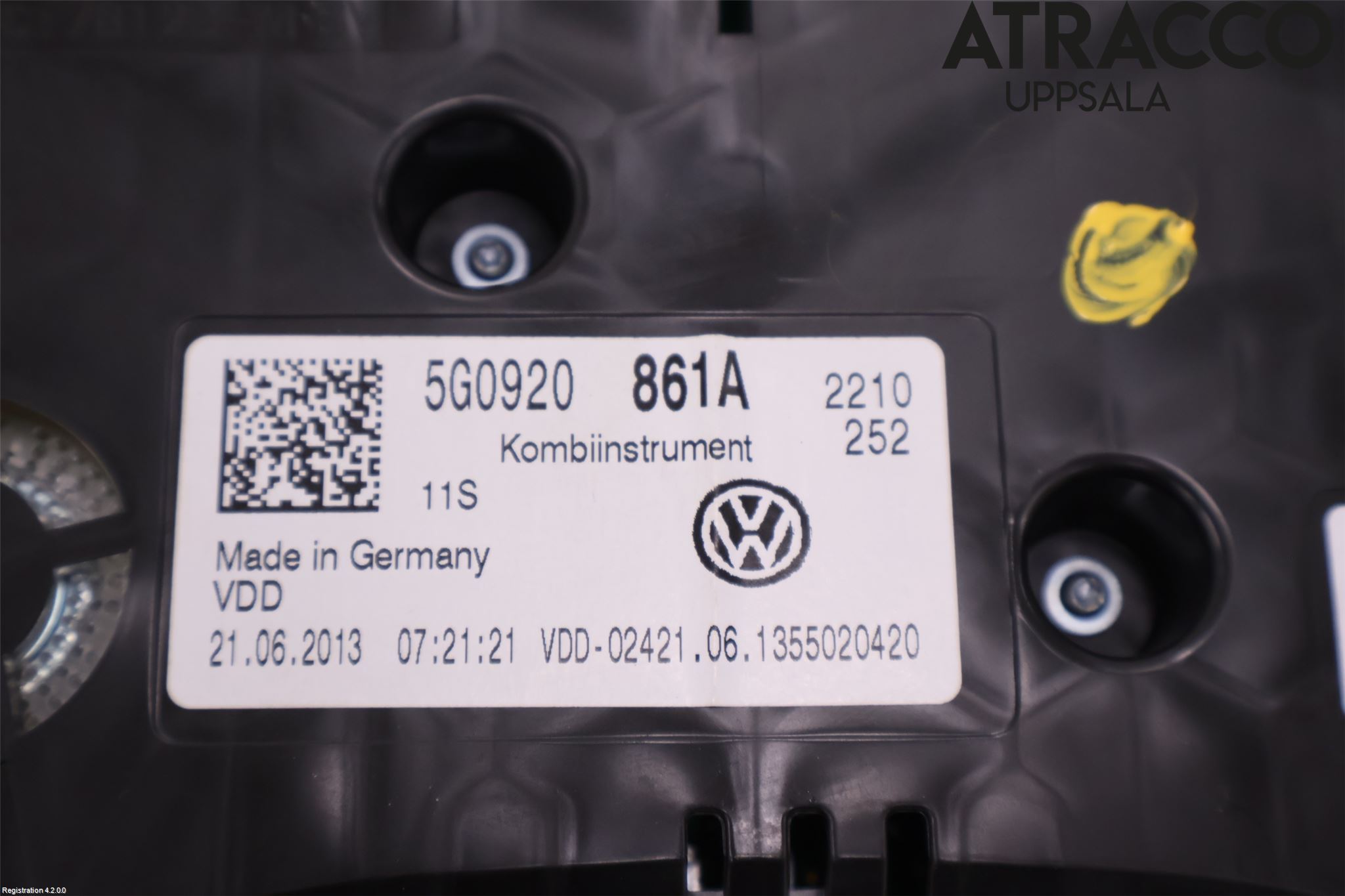 Volkswagen VW GOLF / E-GOLF VII 13-20 Instr Kombinert