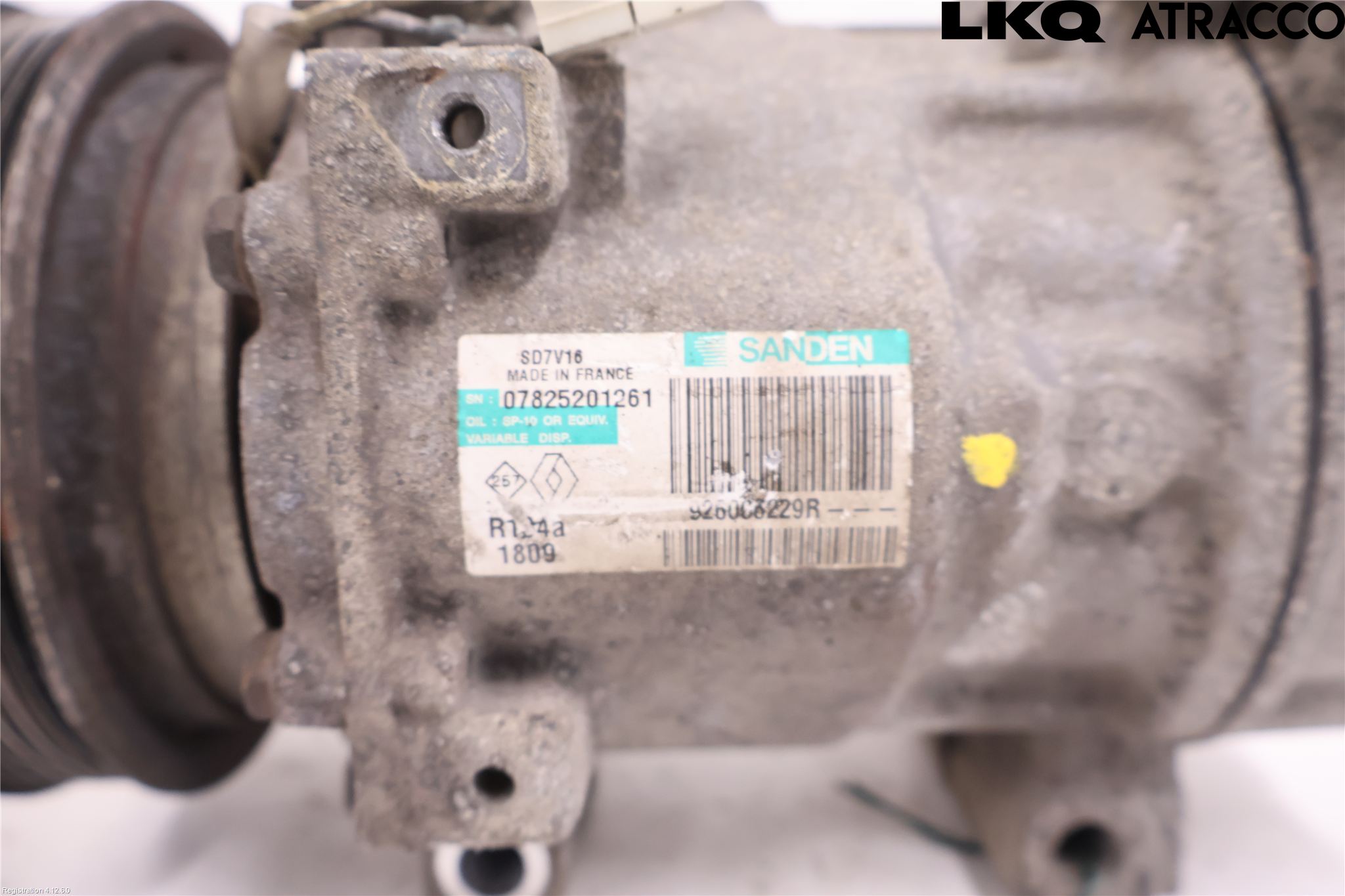Dacia DUSTER 10-17 Varme Ac Kompressor
