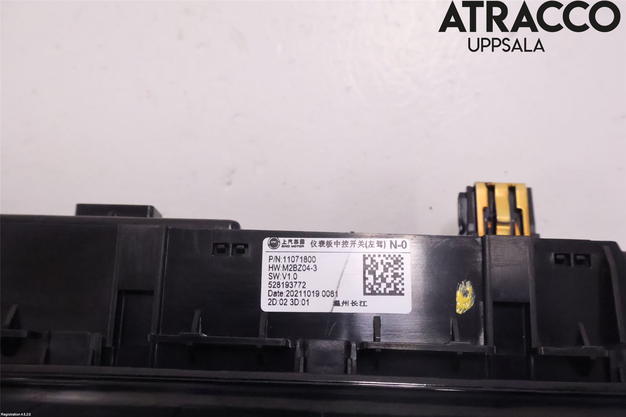 MG ZS EV 20- Varme Ac Betjening-Display