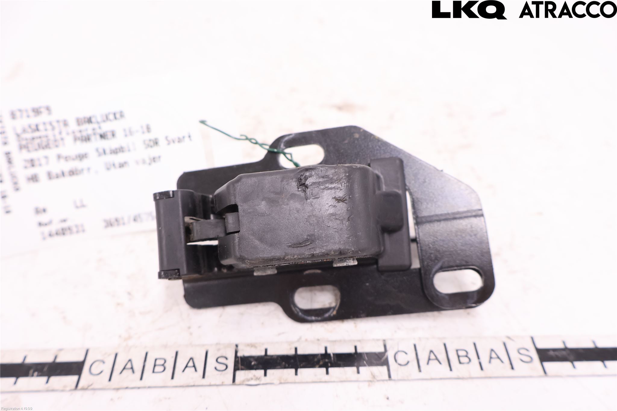 Peugeot PARTNER 16-18 Bakluke-Lokk Låsekasse