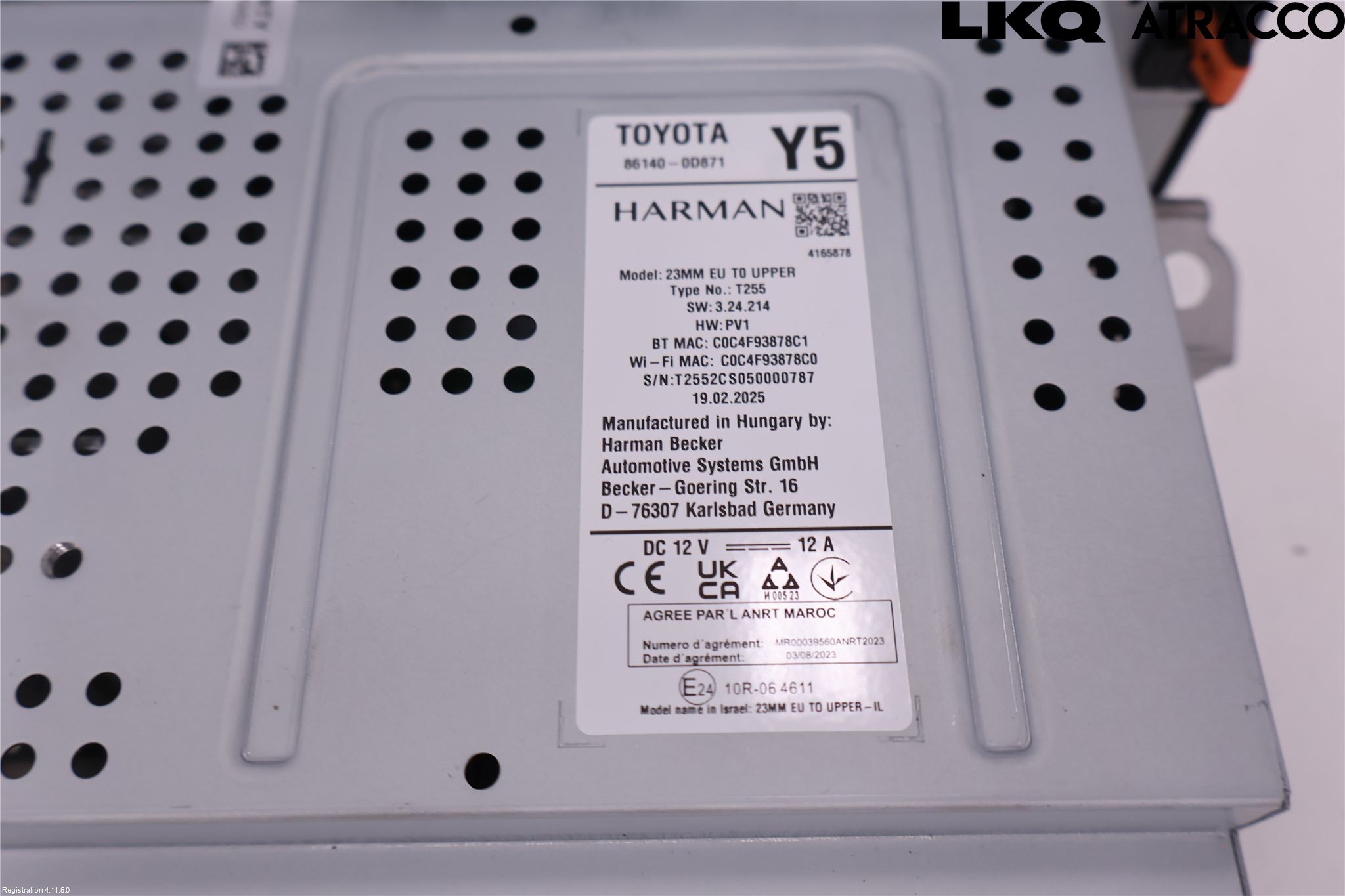 Toyota YARIS XP21 20- Stereo Radio Med Cd