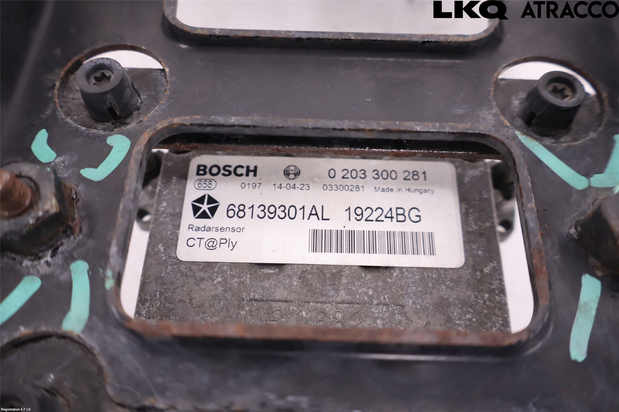 Jeep CHEROKEE Sensor Fartsbegrensning
