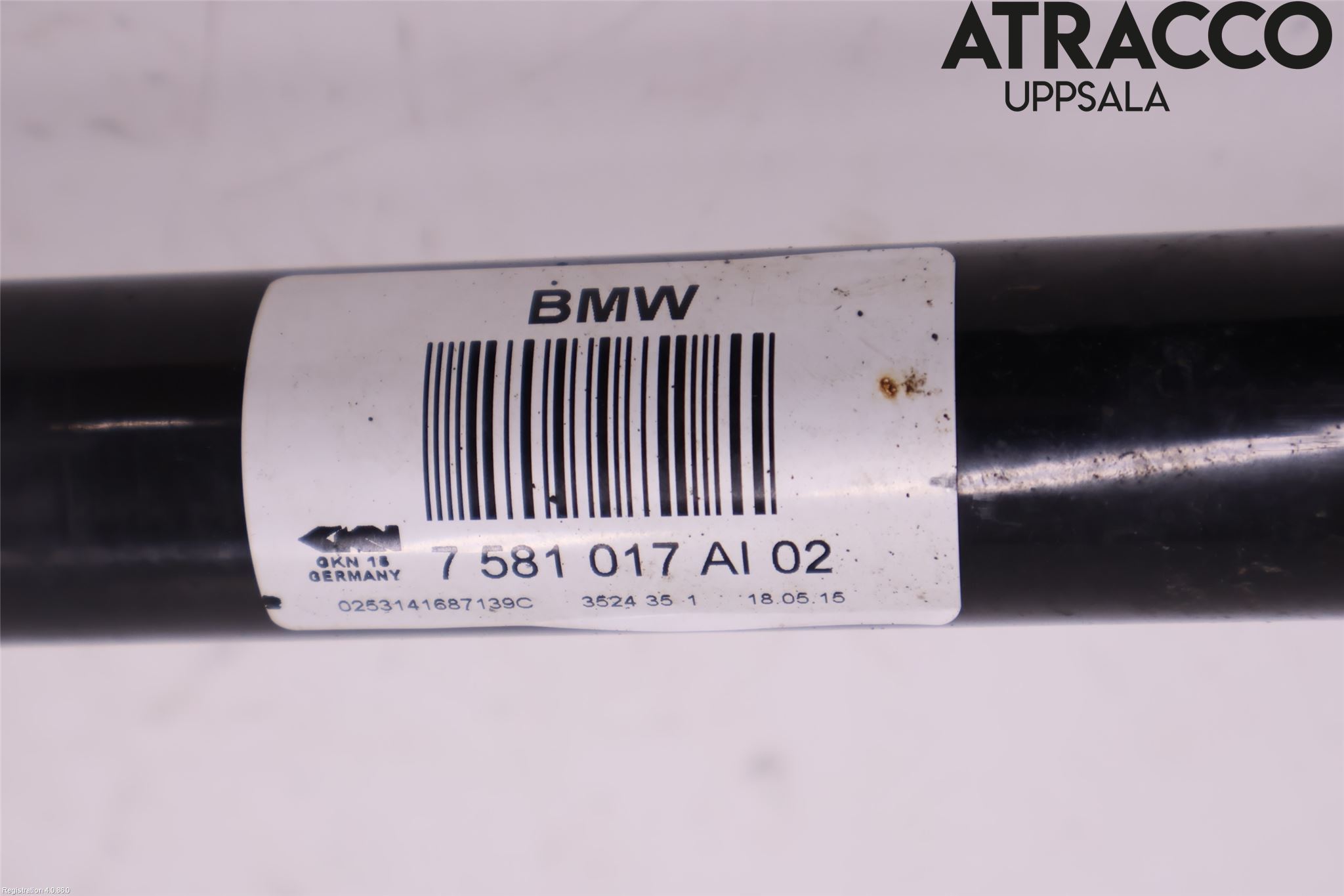 BMW 5 F10/F11/F18 09-17 Drivaksel Bak Kompl Venstre