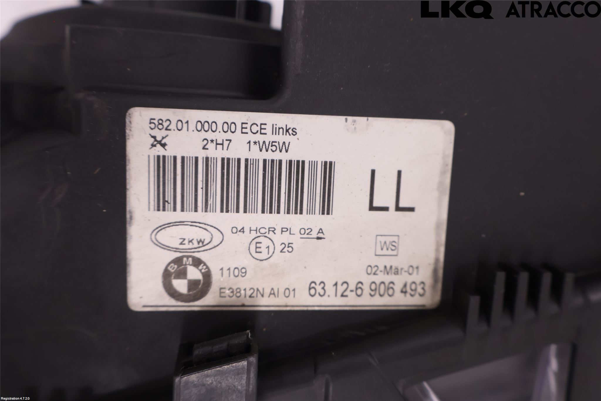 BMW 3 E46      98-05 Frontlykt Venstre