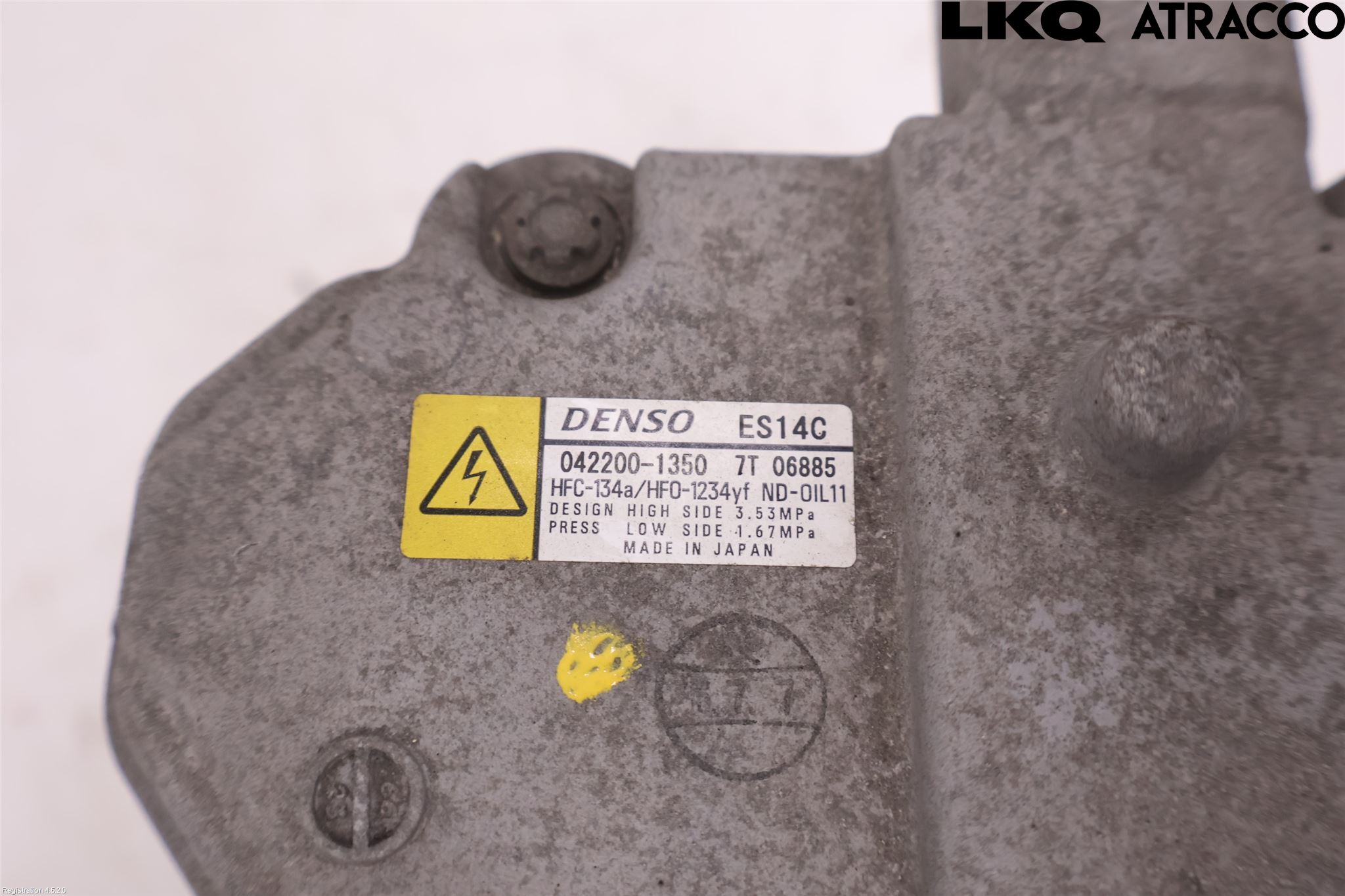 Toyota YARIS XP130 15-20 Varme Ac Kompressor