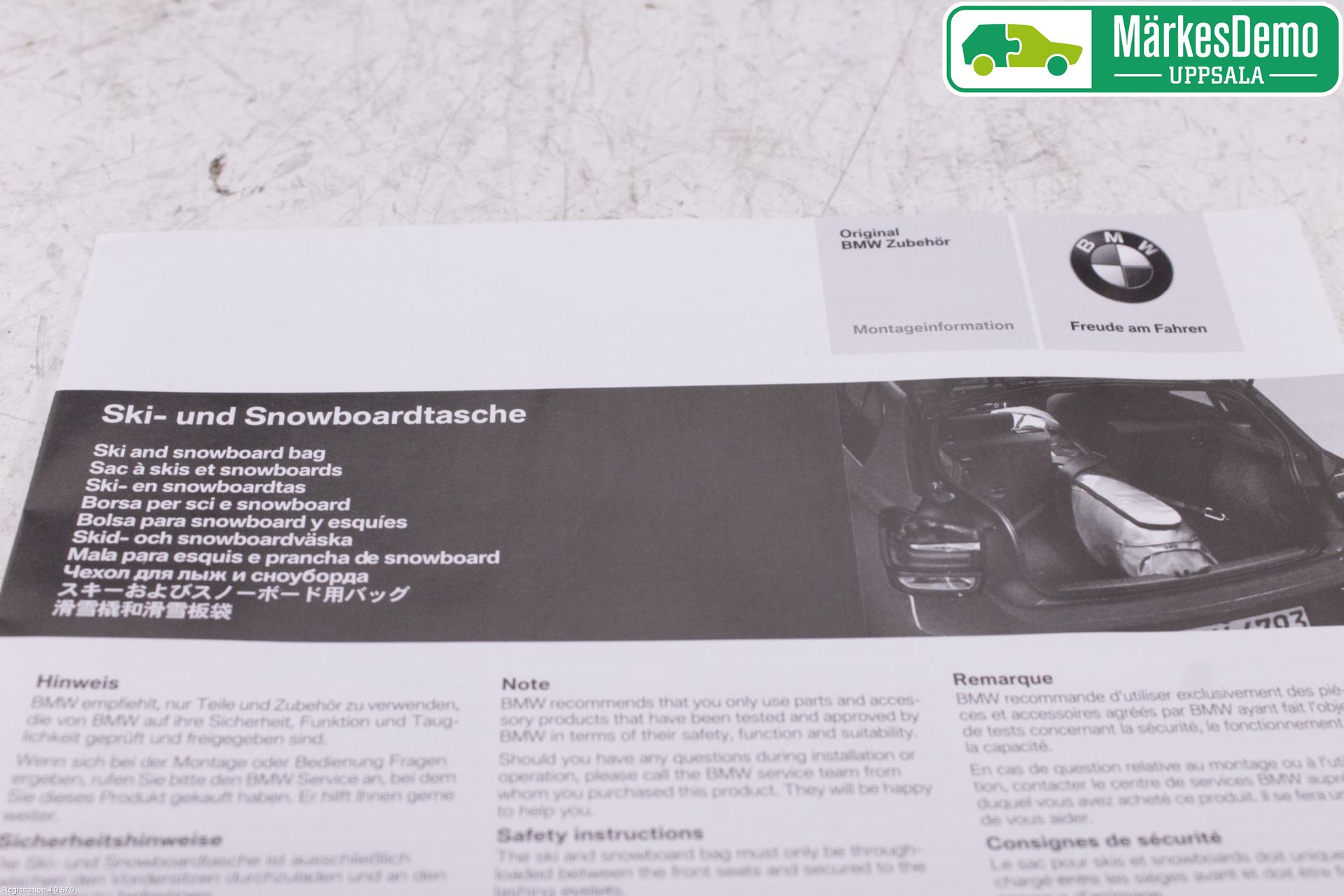BMW 7 G11/G12 15-22 Innredning Sidedel Baksete