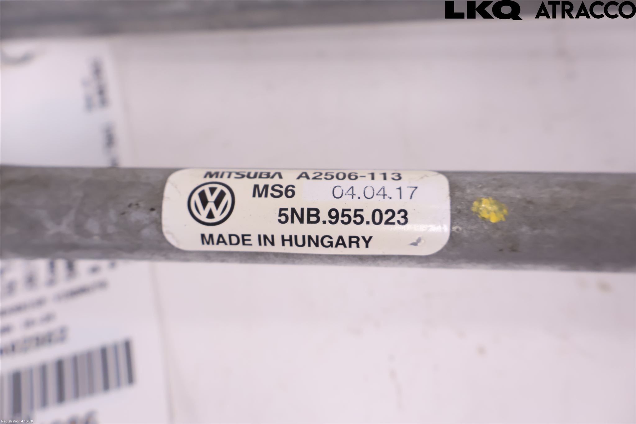 Volkswagen VW TIGUAN 16-24 Viskeroverføring Frontrute