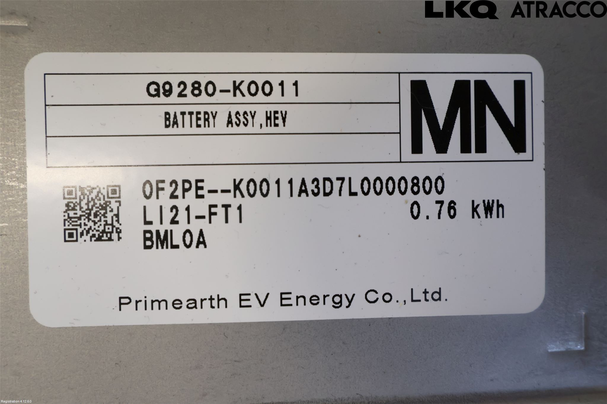 Toyota YARIS XP21 20- Hybrid Batteri