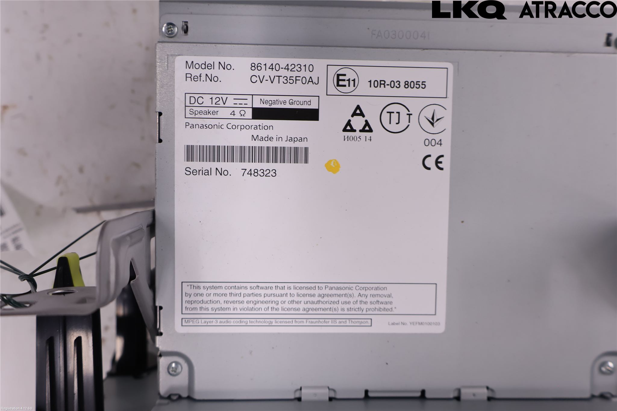 Toyota RAV4 13-18 Stereo Radio Med Cd