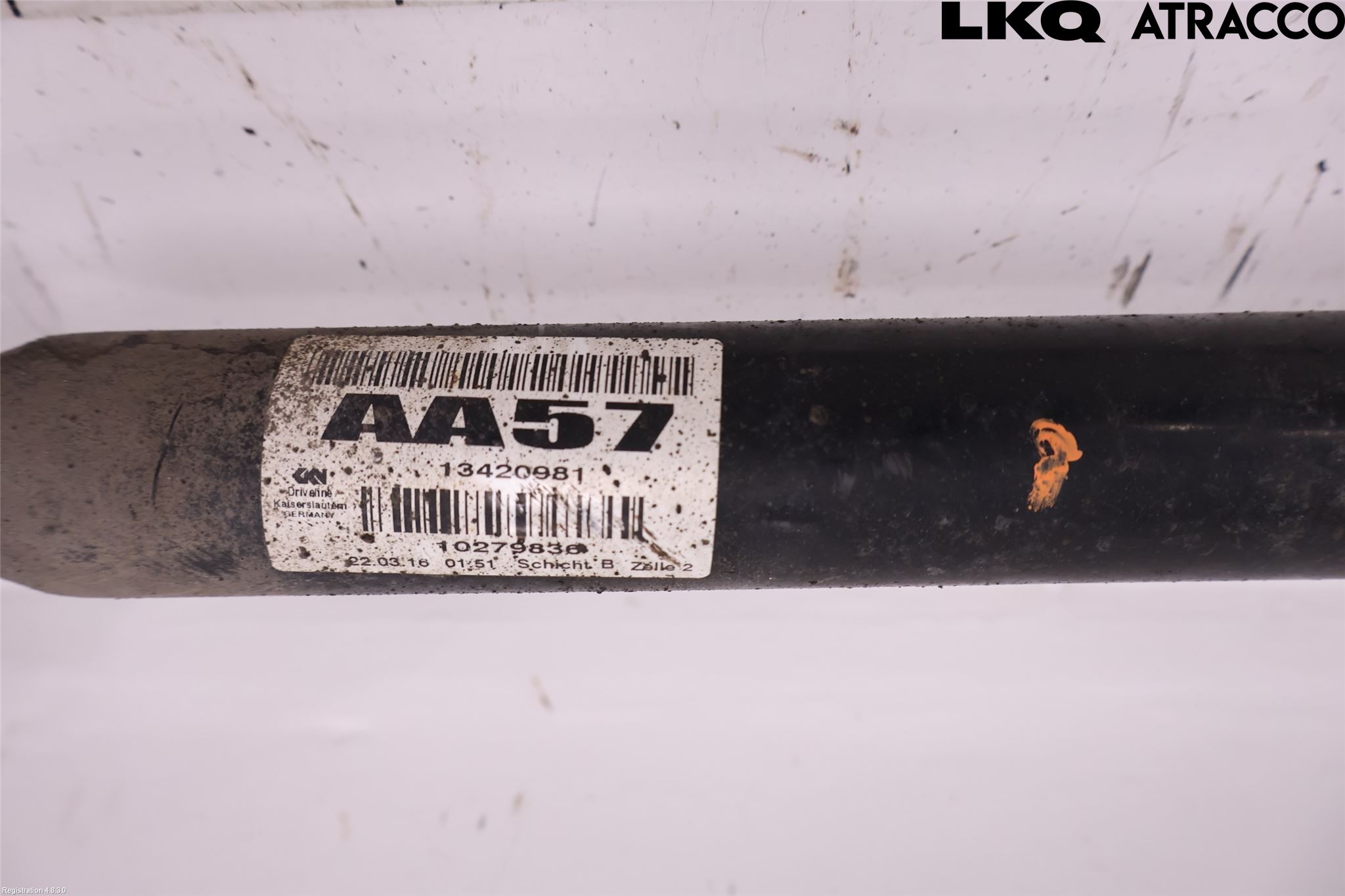 Opel ASTRA K 16-22 Drivaksel Foran Kompl Høyre