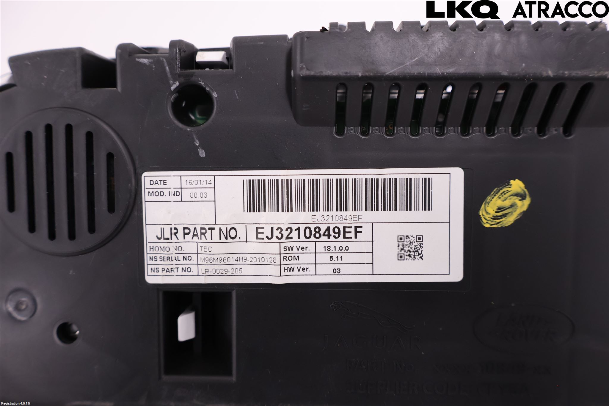 Landrover LAND ROVER RANGE ROVER EVOQUE (L538) 11-18 Instr Speedometer