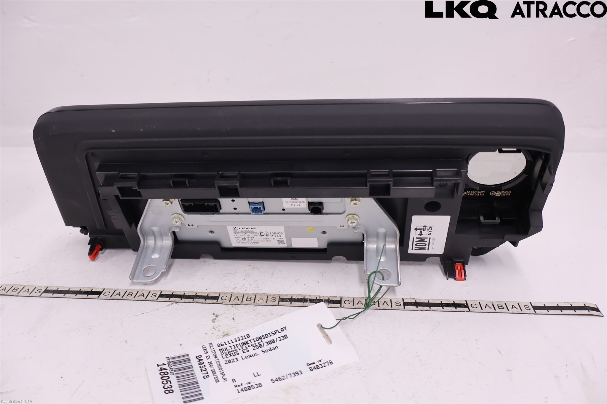 Lexus ES 250/300/330 Multifunktionsdisplay
