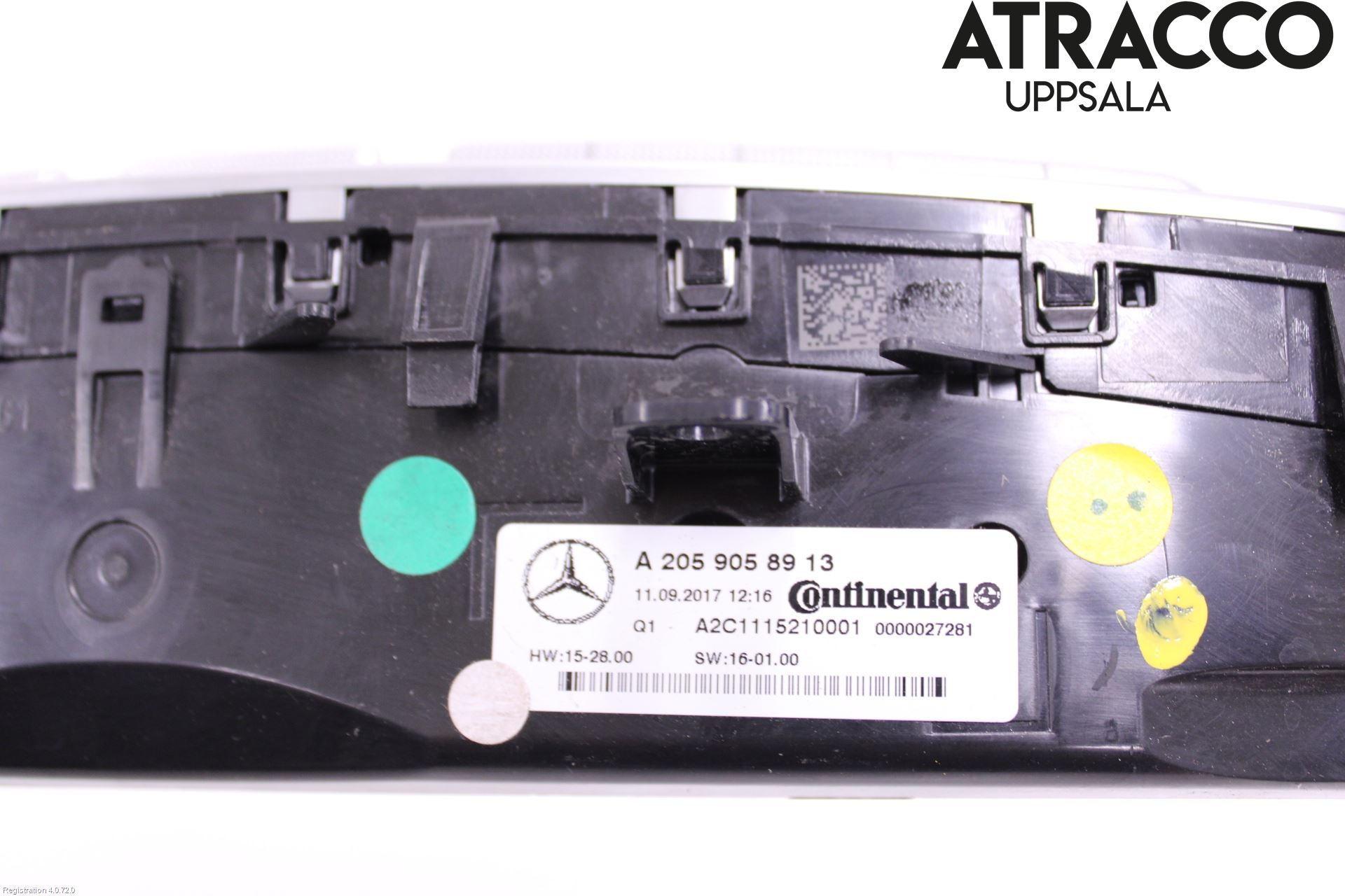 Mercedes-Benz MB C-KLASS (W205) 14-21 Varme Ac Betjening-Display