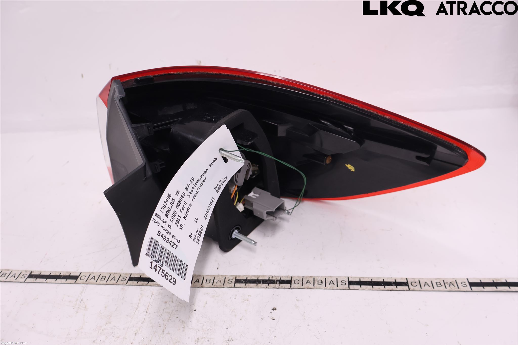 Ford MONDEO 07-15 Baklykt Venstre