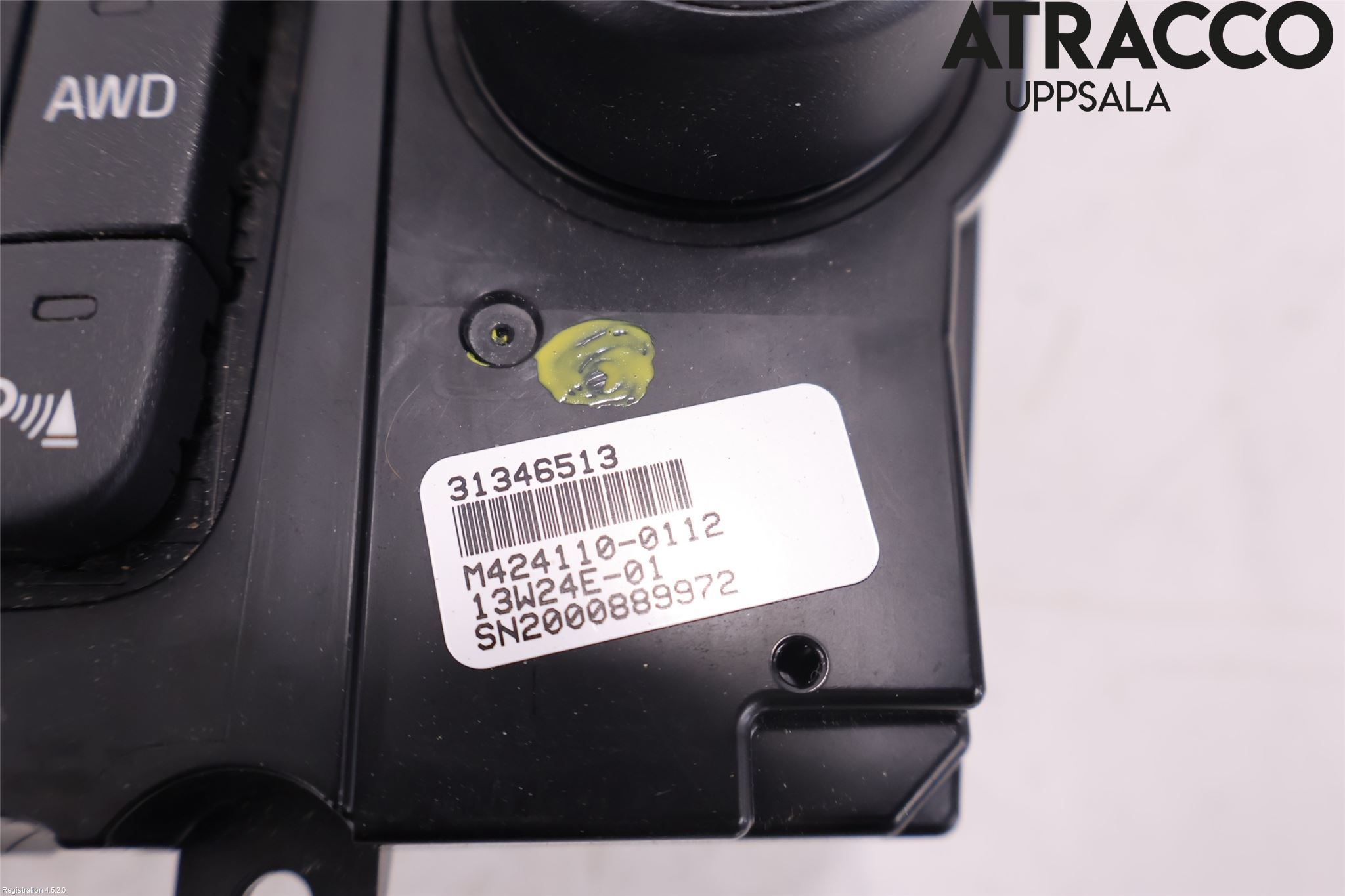 Volvo V60 11-13 Varme Ac Betjening-Display