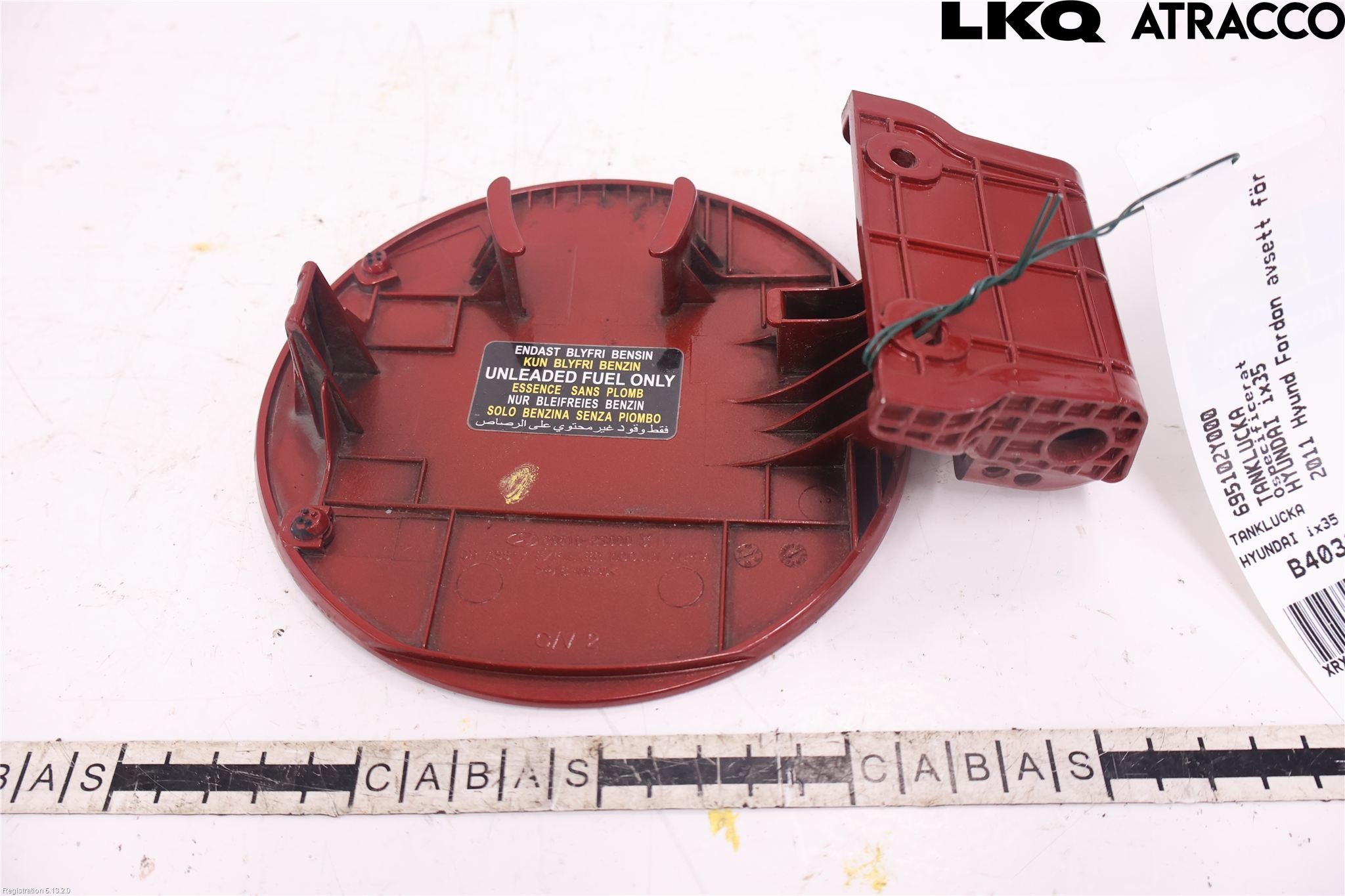 Hyundai ix35 Drivstoff Tankluke