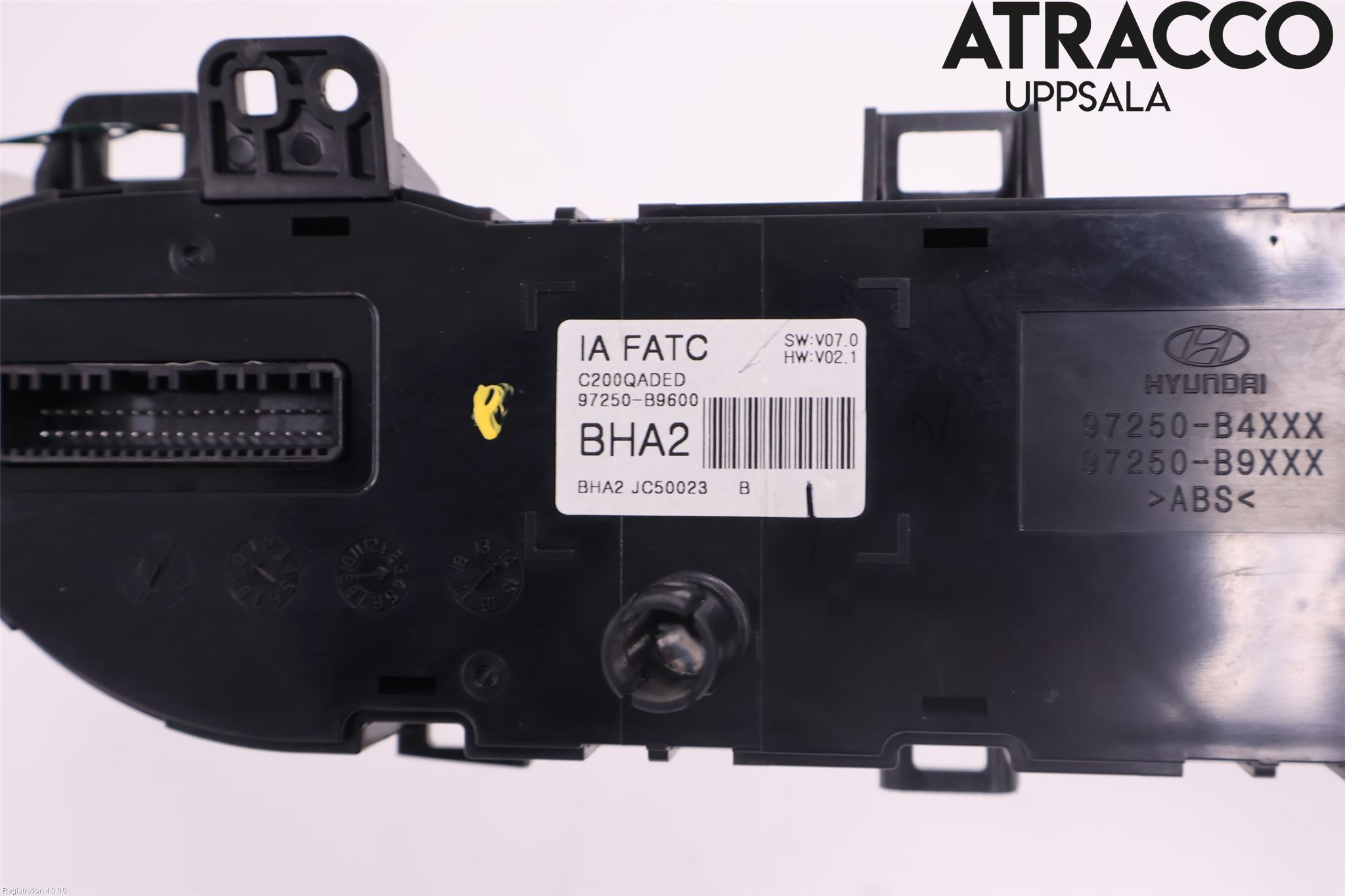 Hyundai i10 BA 14-16 Varme Ac Betjening-Display